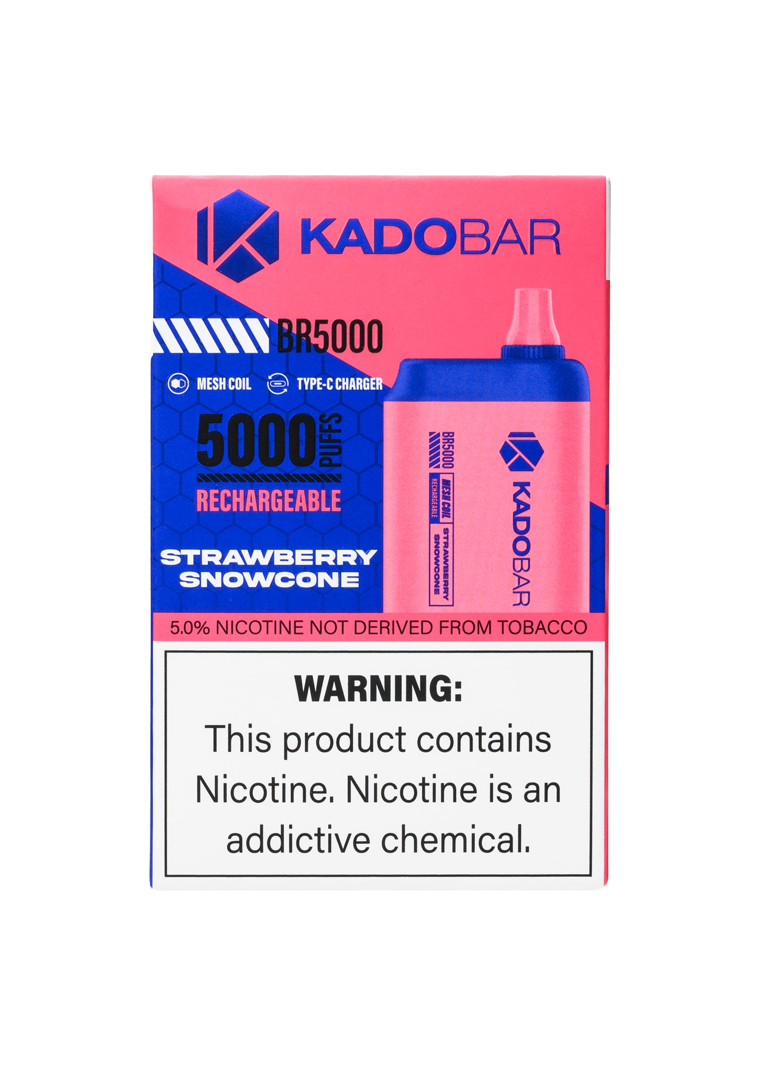 Kado Bar BR5000 Strawberry Snow Cone | GetPop Kado Bar BR5000 Strawberry Snow Cone | GetPop
