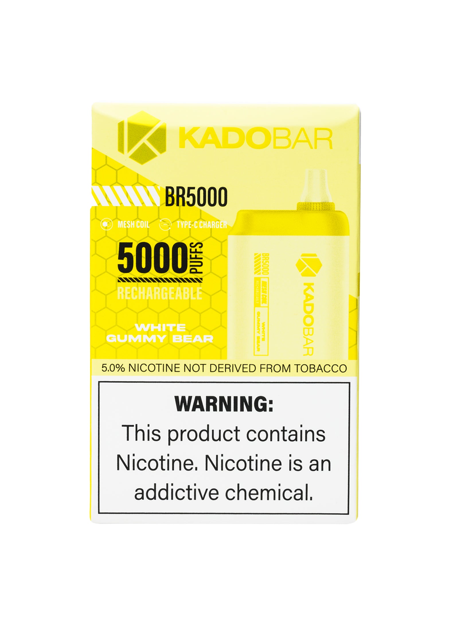 Kado Bar BR5000 White Gummy Bear | GetPop