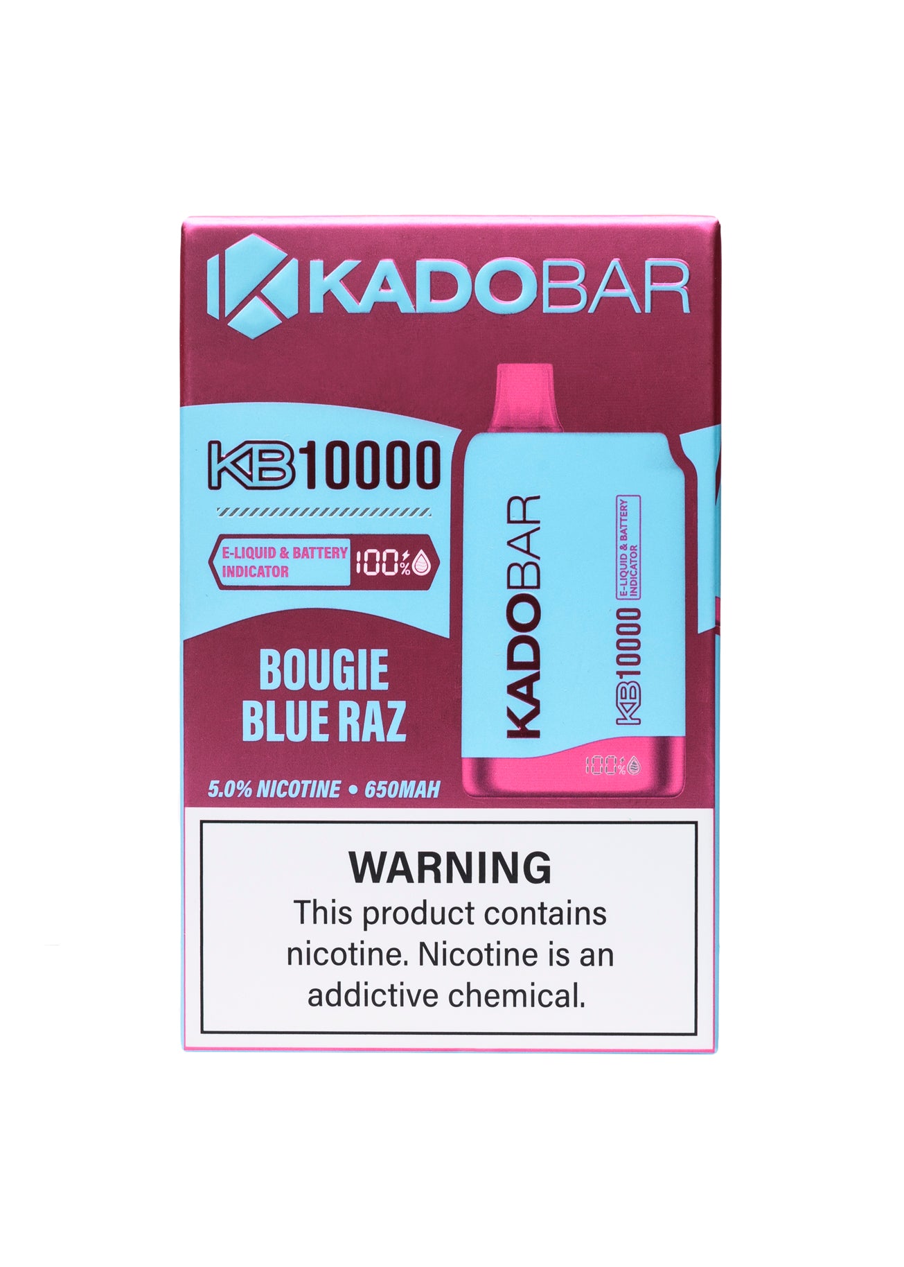 Kado Bar KB10000 Bougie Blue Raz