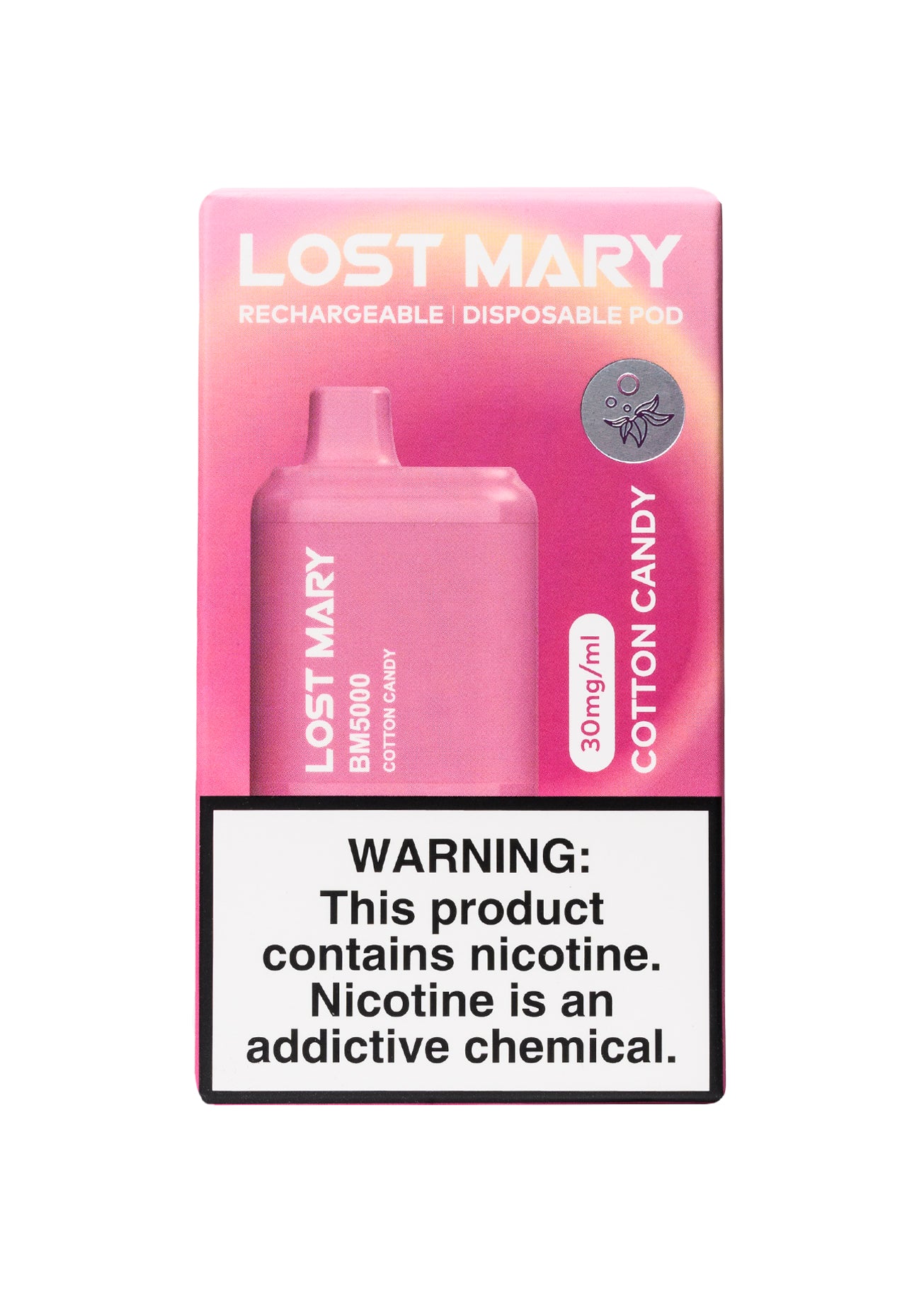 Lost Mary BM5000 Cotton Candy 3%