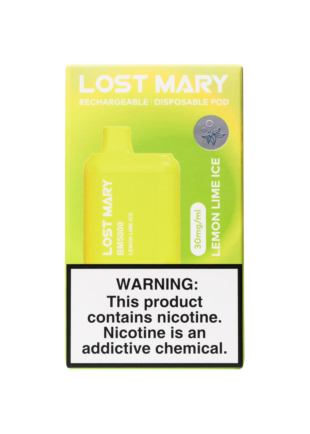 Lost Mary BM5000 Lemon Lime Ice 3%