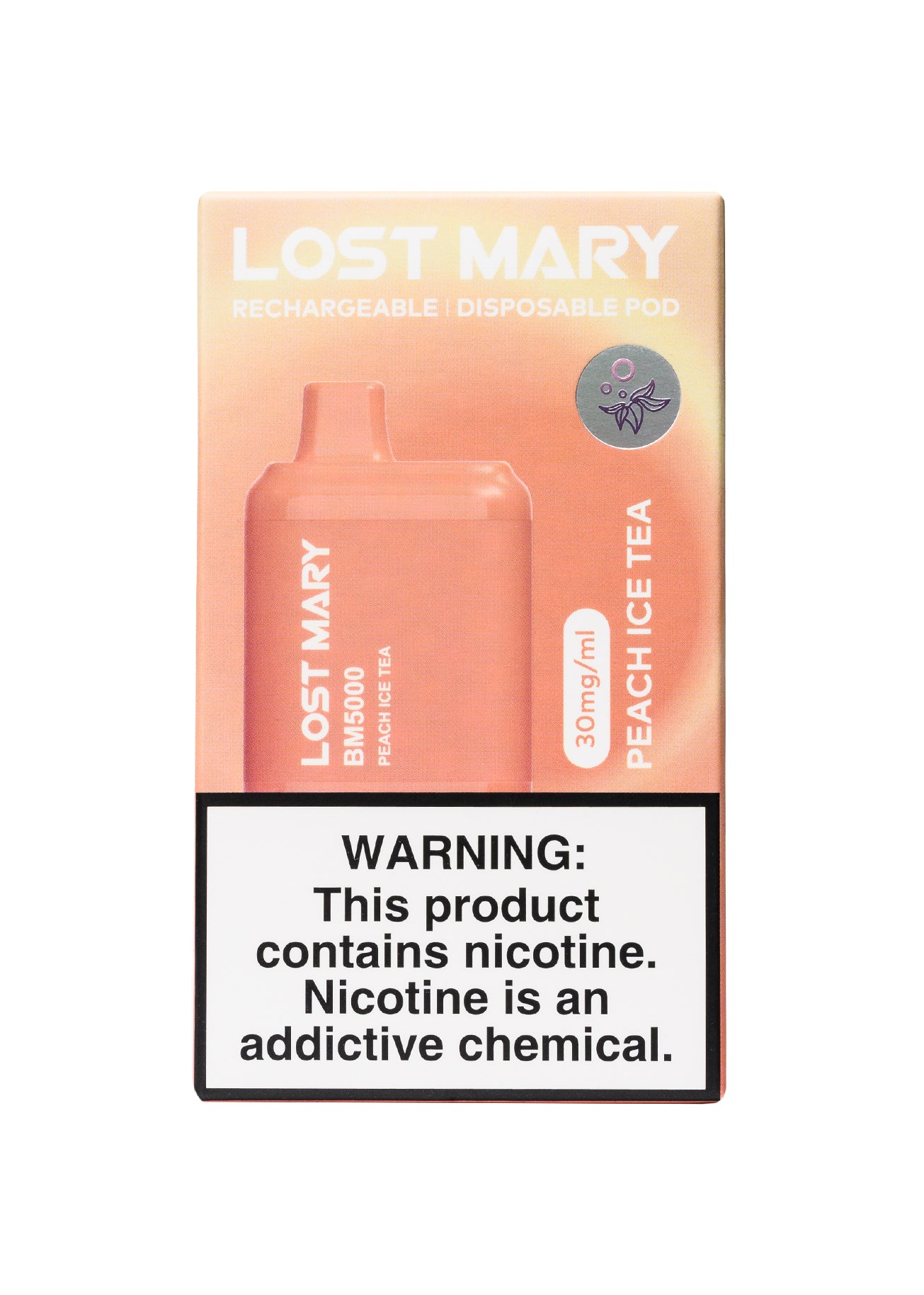 Lost Mary BM5000 Peach Ice Tea 3%