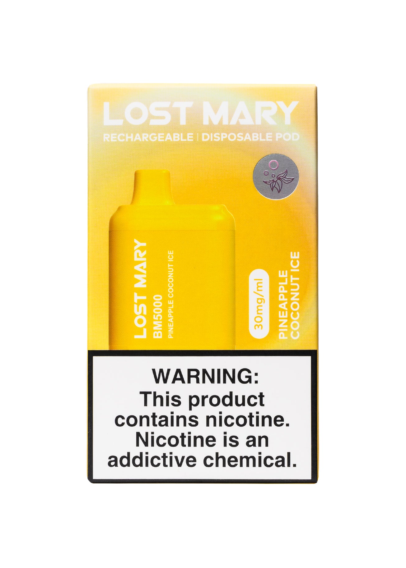 Lost Mary BM5000 Pineapple Coconut Ice 3%