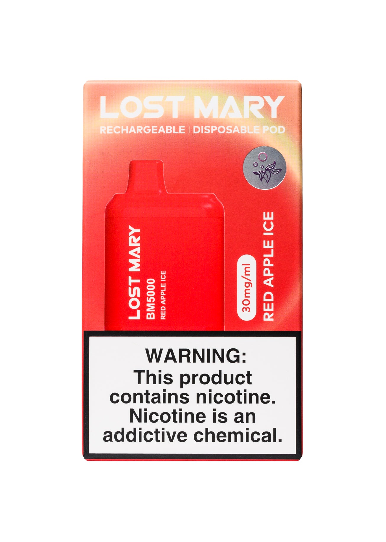 Lost Mary BM5000 Red Apple Ice 3%