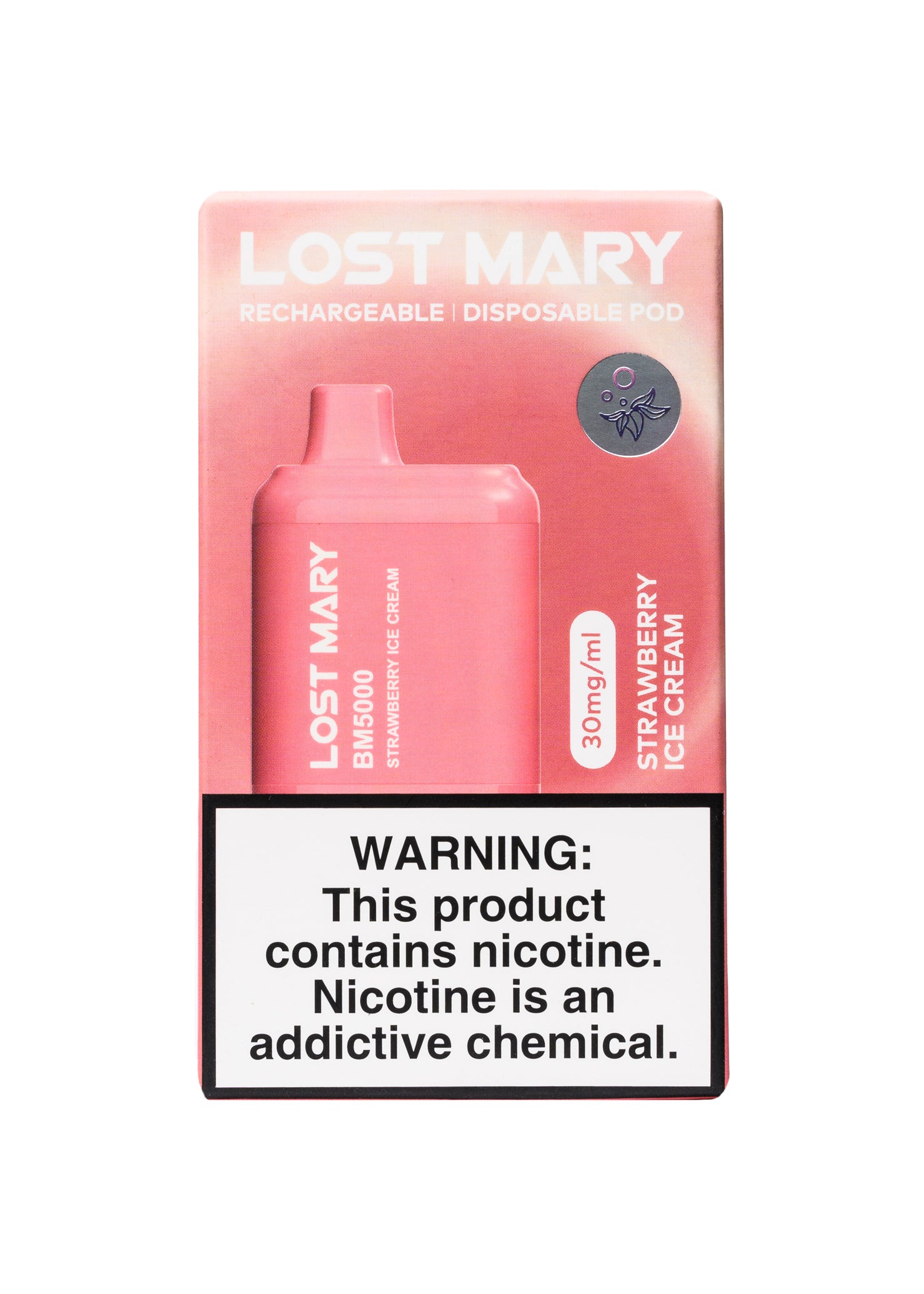 Lost Mary BM5000 Strawberry Ice Cream 3%