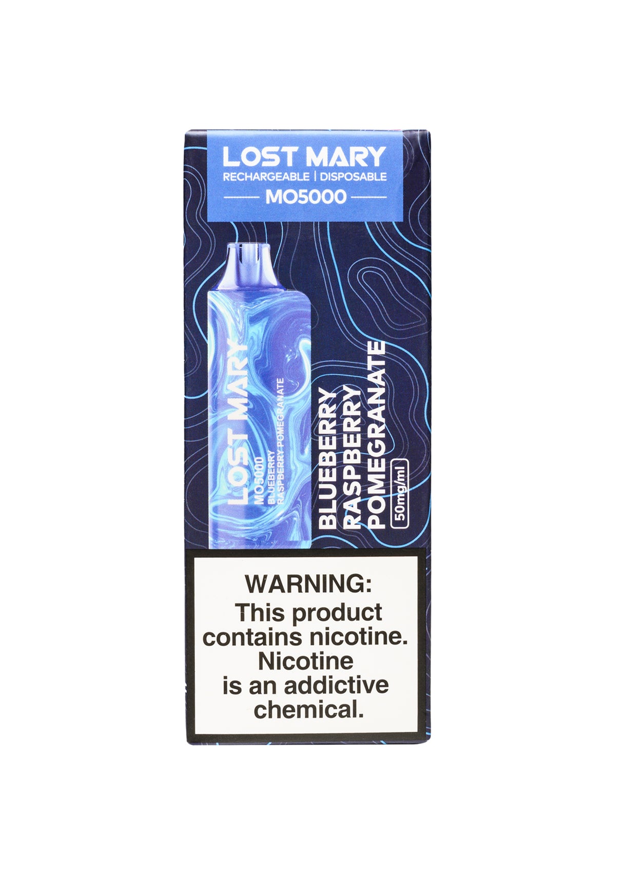 Lost Mary MO5000 Blue Trio (Blueberry Raspberry Pomegranate)