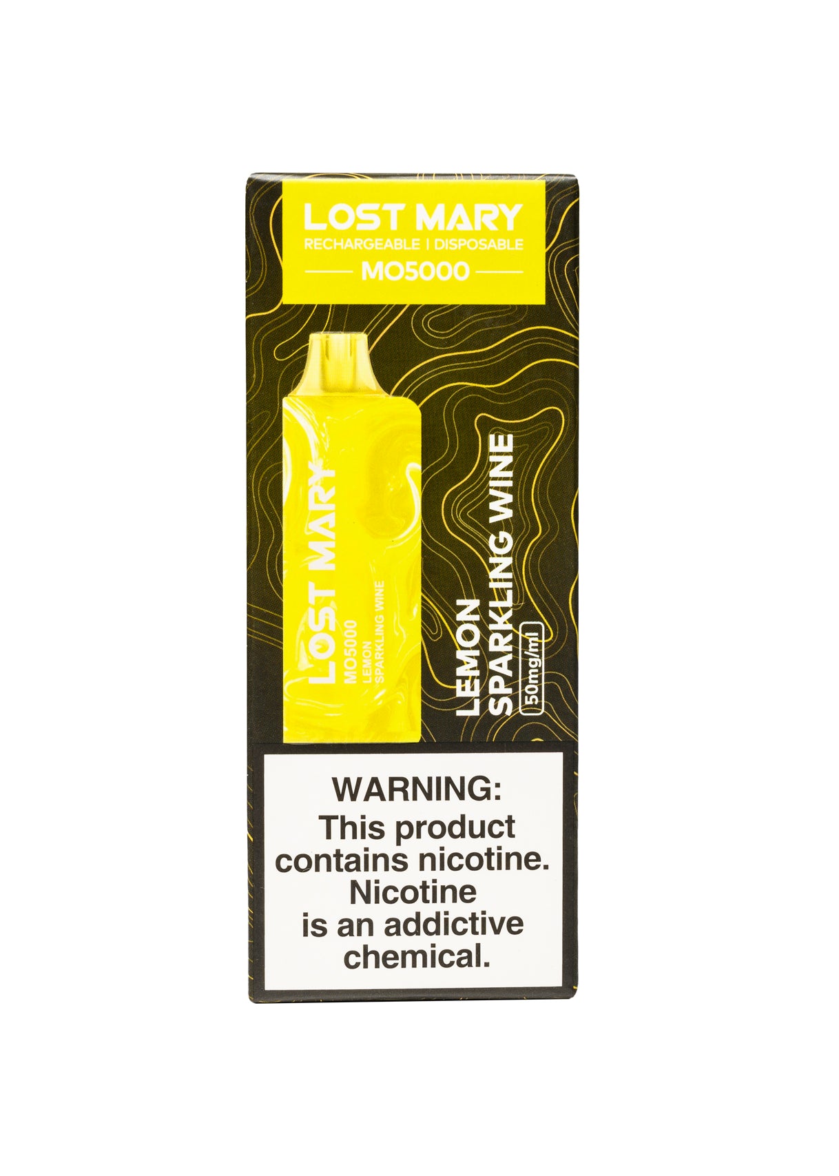 Lost Mary MO5000 Lemon Sparkling Wine | GetPop Lost Mary MO5000 Lemon Sparkling Wine | GetPop