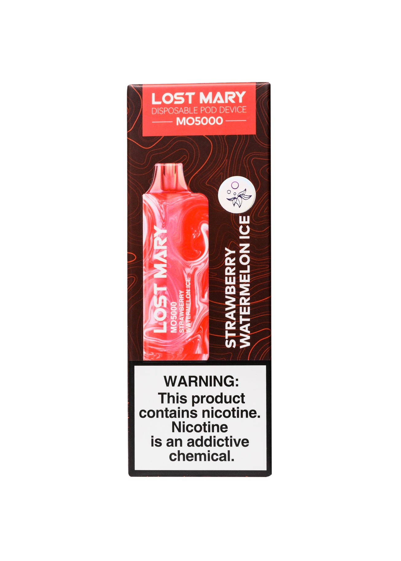 Lost Mary MO5000 Strawberry Watermelon Ice | GetPop Lost Mary MO5000 Strawberry Watermelon Ice | GetPop