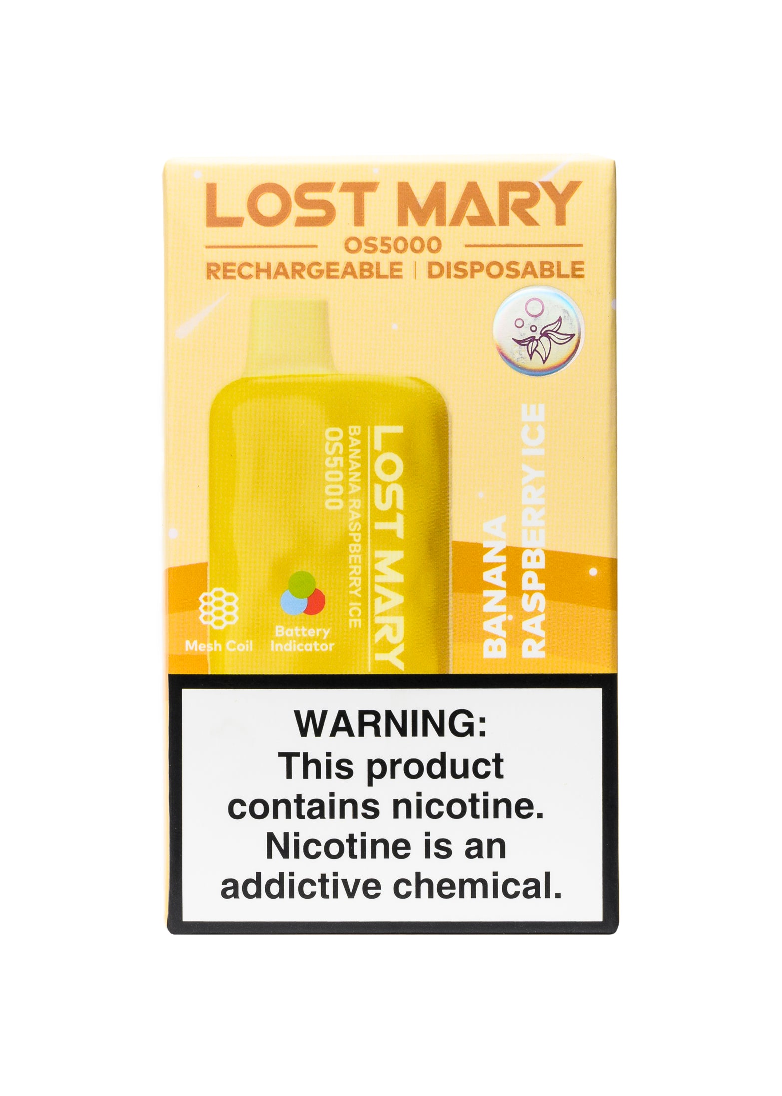 Lost Mary OS5000 Banana Raspberry Ice | GetPop