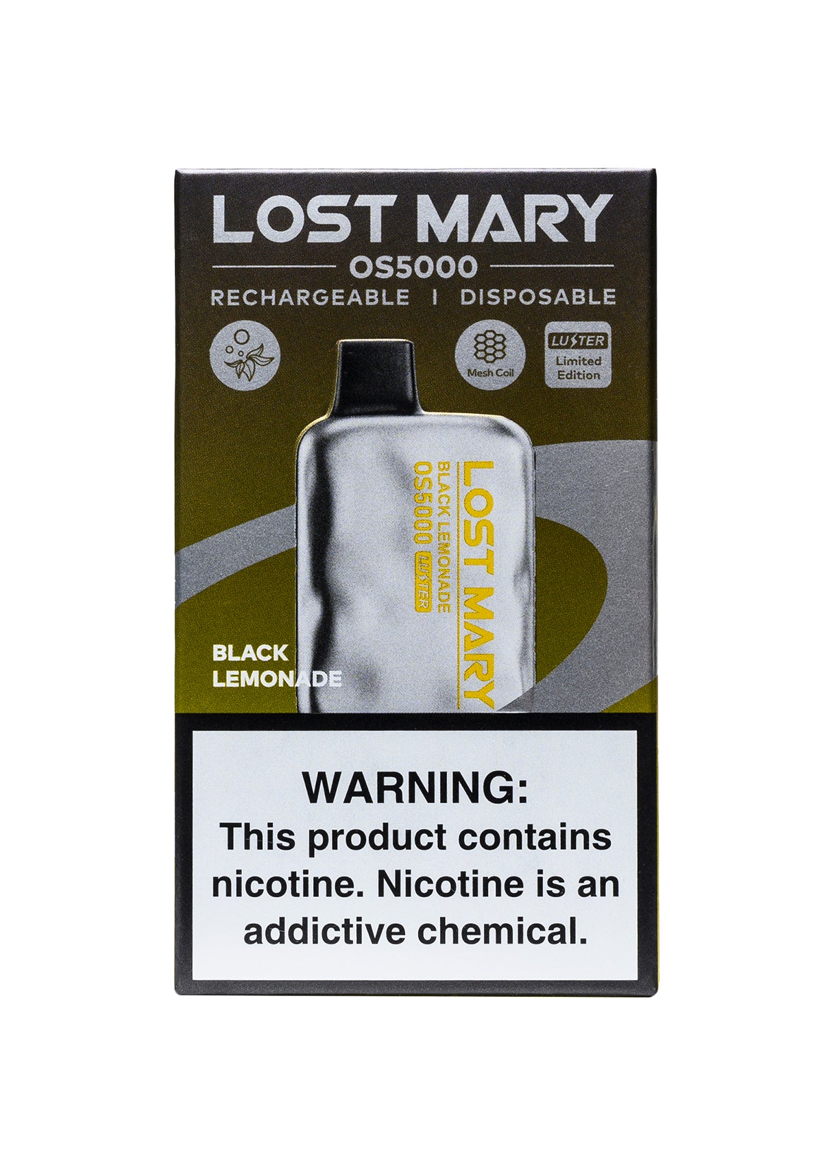 Lost Mary OS5000 4% Black Lemonade 4% | GetPop Lost Mary OS5000 4% Black Lemonade 4% | GetPop