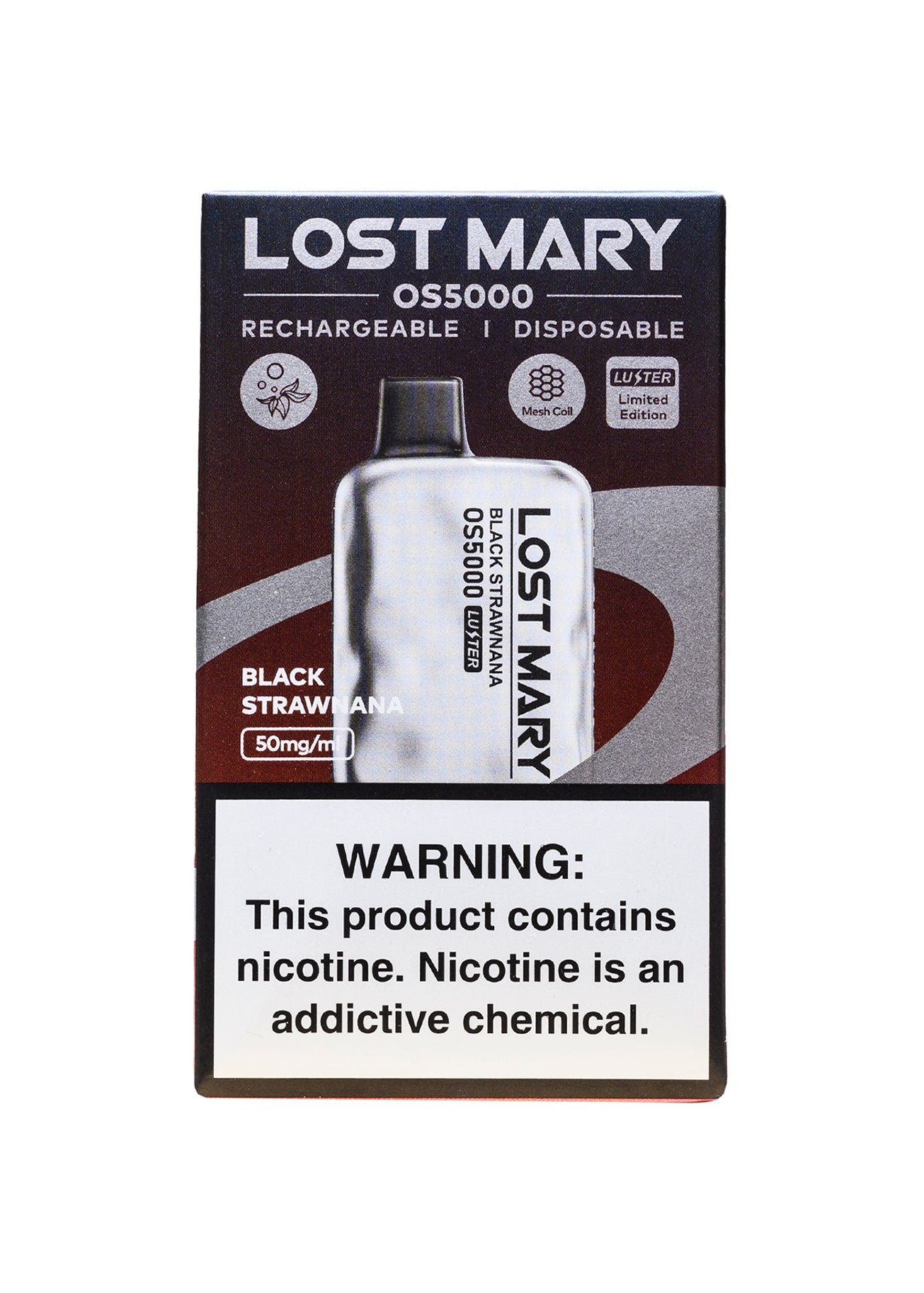 Lost Mary OS5000 Black Strawnana