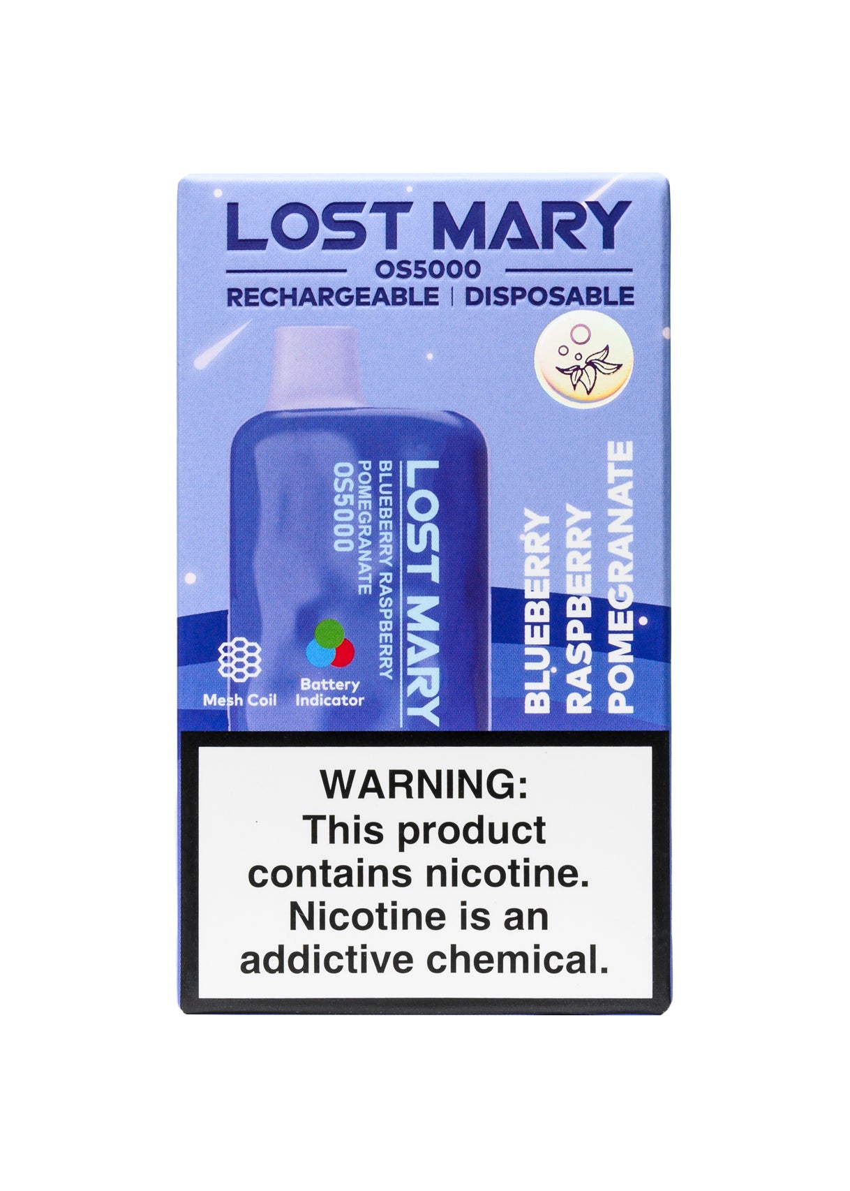 Lost Mary OS5000 Blue Trio (Blueberry Raspberry Pomegranate)