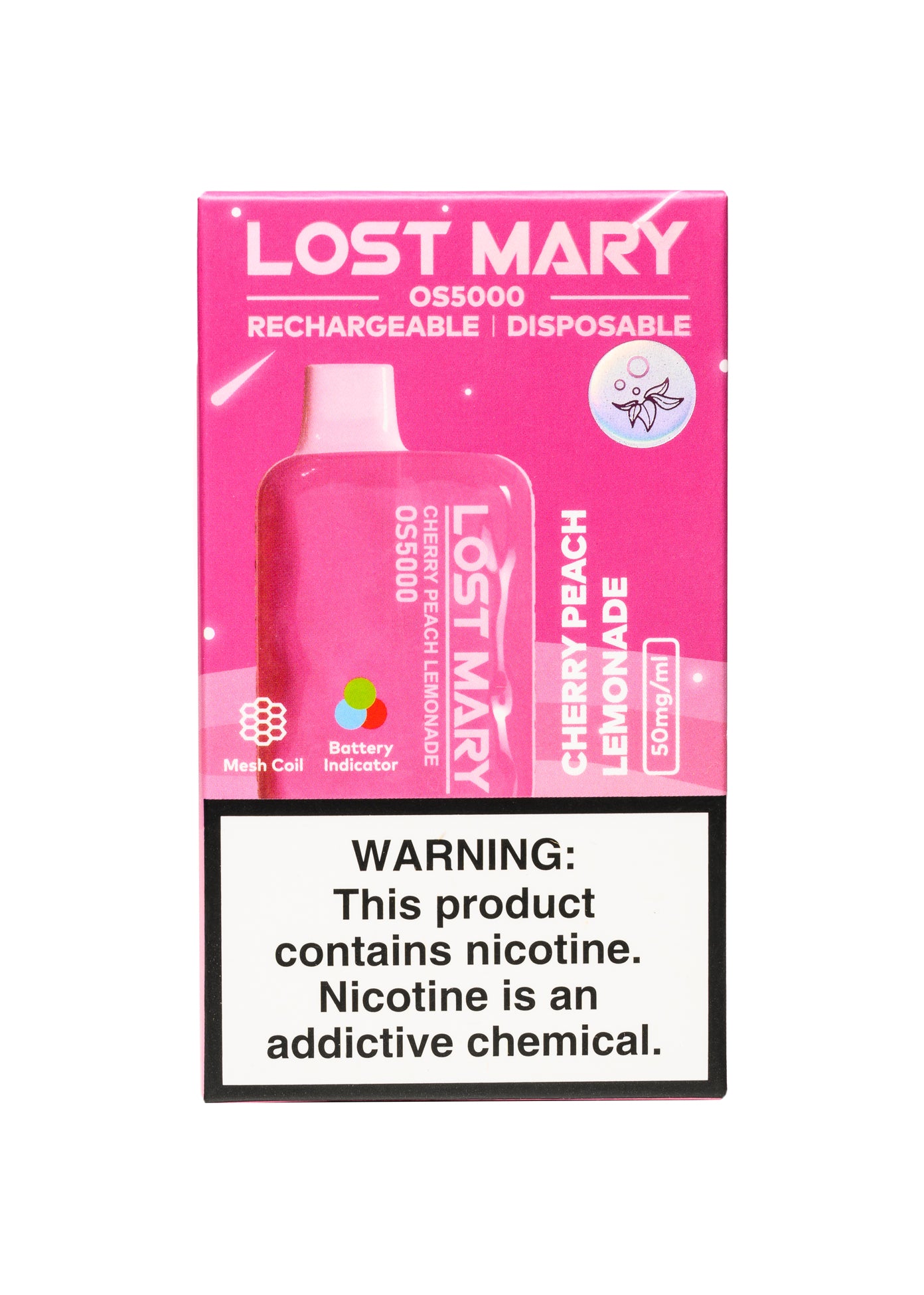 Lost Mary OS5000 Cherry Peach Lemonade