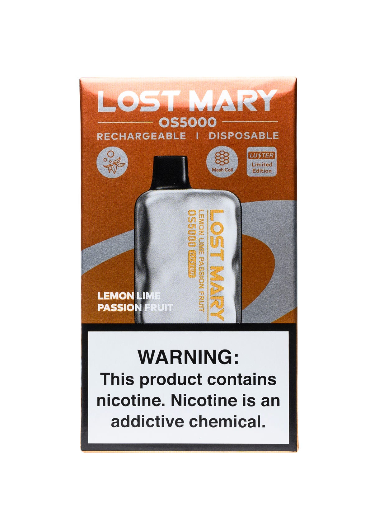Lost Mary OS5000 Lemon Lime Passion Fruit | GetPop Lost Mary OS5000 Lemon Lime Passion Fruit | GetPop