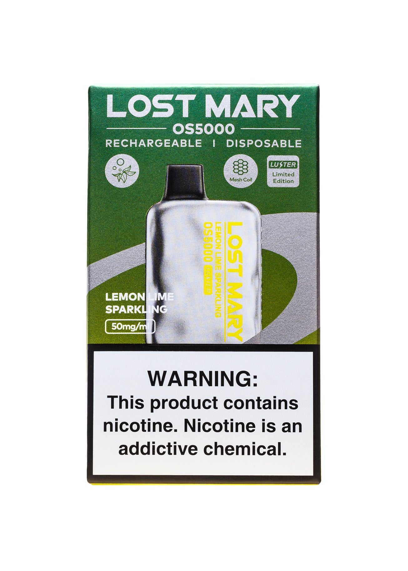 Lost Mary OS5000 Lemon Lime | GetPop Lost Mary OS5000 Lemon Lime | GetPop