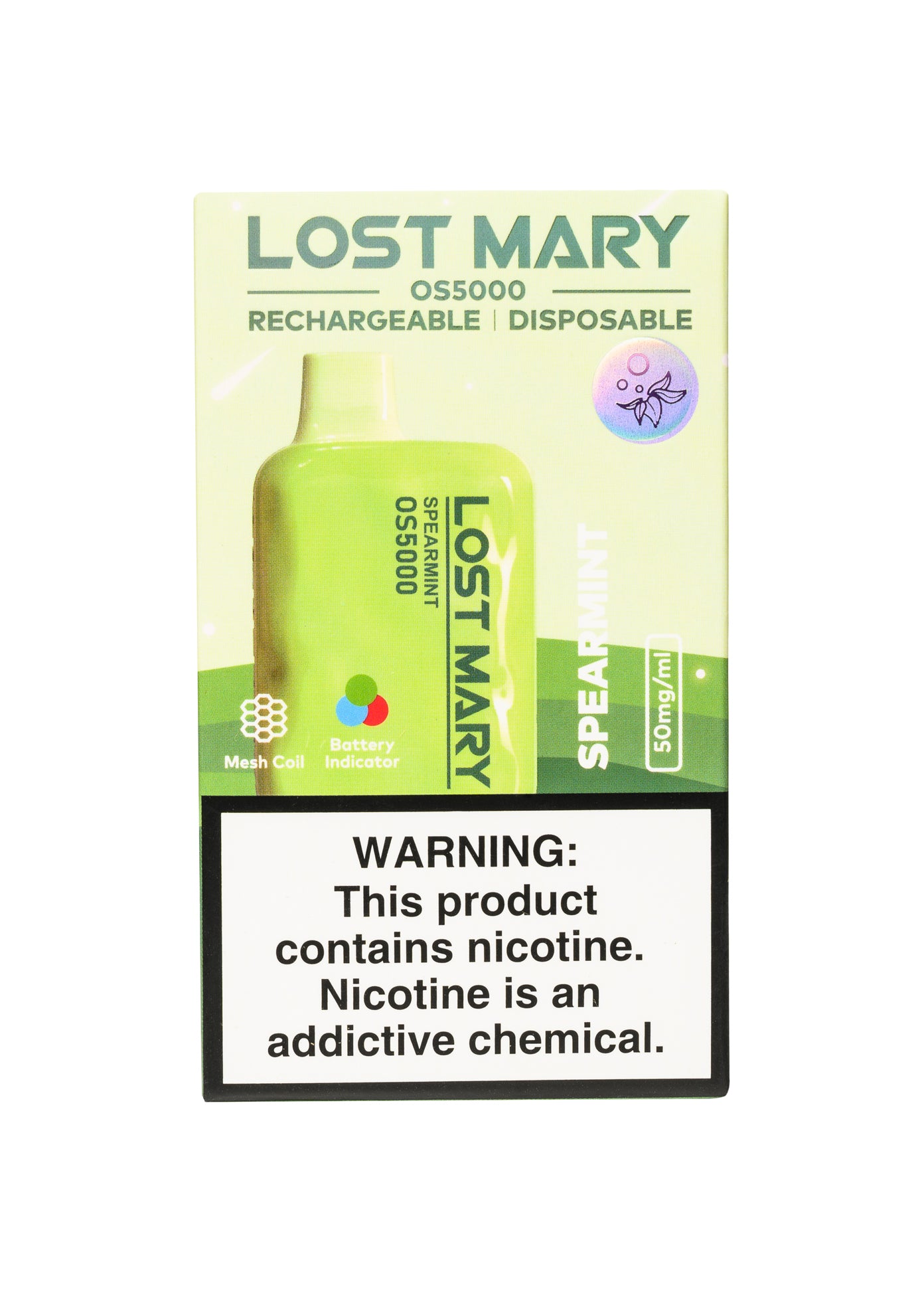 Lost Mary OS5000 Spearmint | GetPop Lost Mary OS5000 Spearmint | GetPop