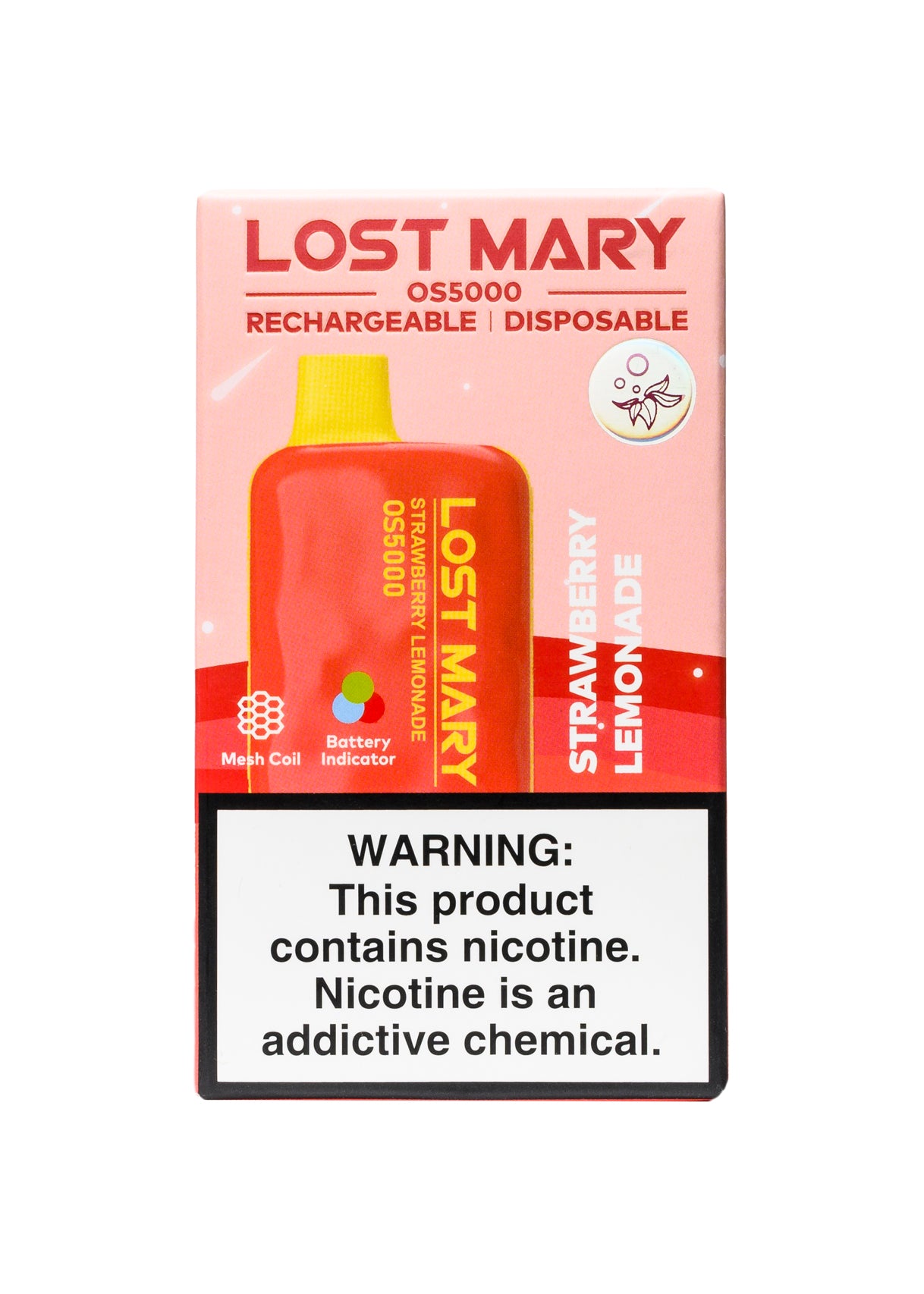 Lost Mary OS5000 Strawberry Lemonade