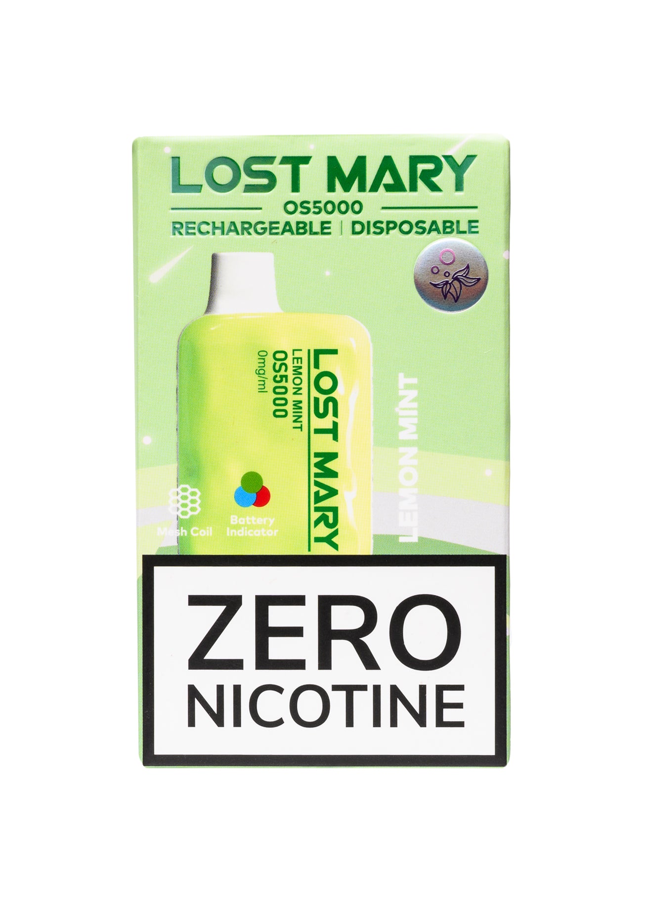 Lost Mary OS5000 ZERO Lemon Mint 0%