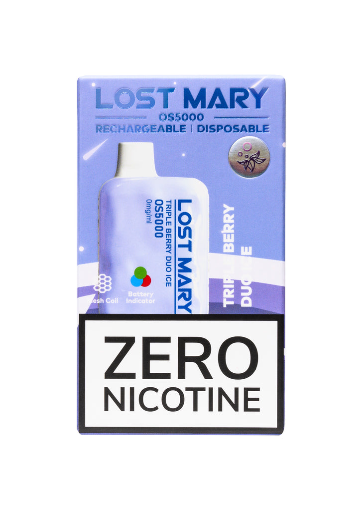 Lost Mary OS5000 ZERO Triple Berry Duo Ice 0%
