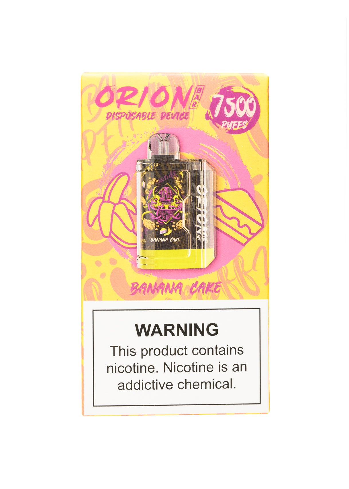 Lost Vape Orion Bar 7500 Banana Cake | GetPop Lost Vape Orion Bar 7500 Banana Cake | GetPop