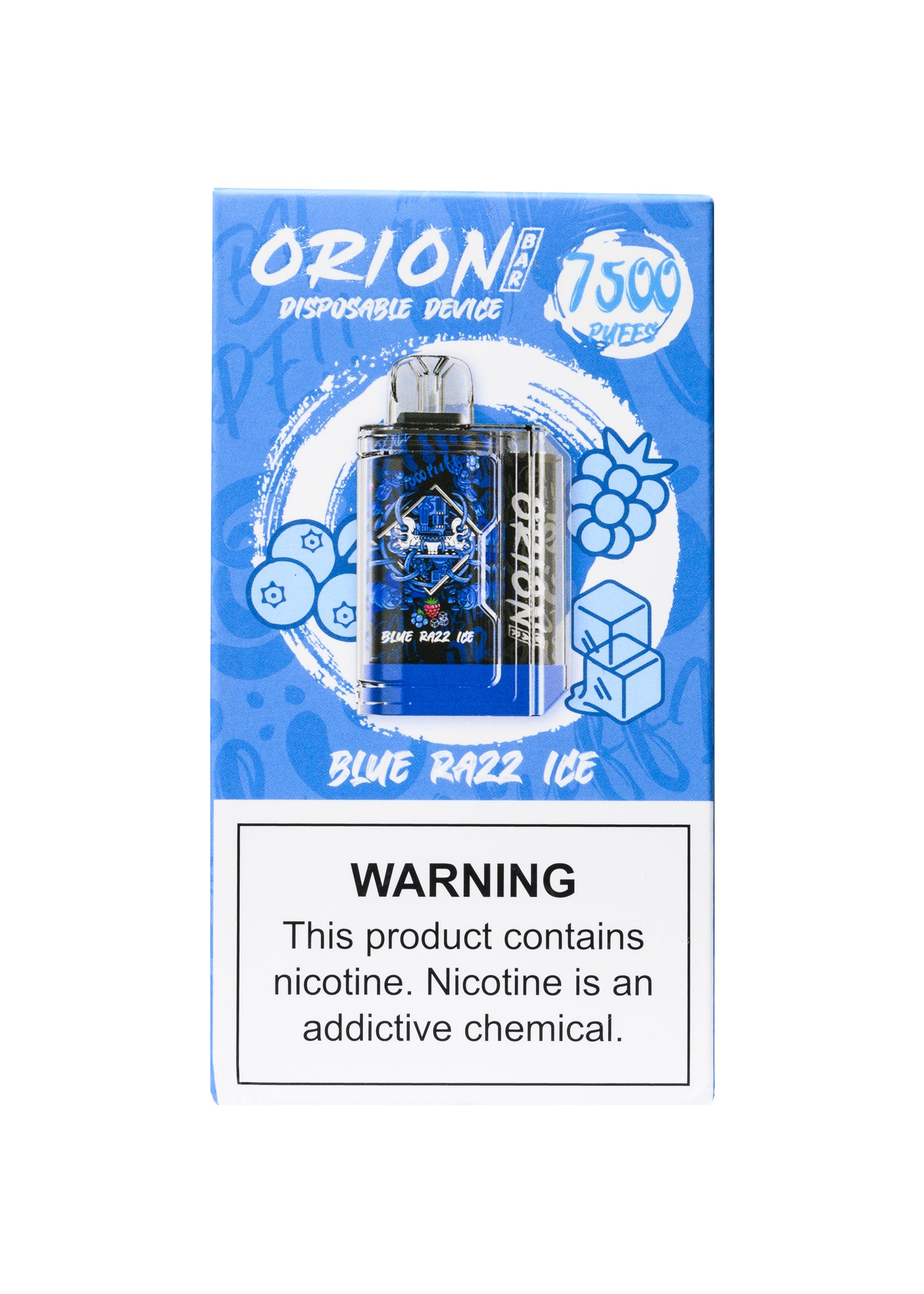 Lost Vape Orion Bar 7500 Blue Razz Ice | GetPop Lost Vape Orion Bar 7500 Blue Razz Ice | GetPop