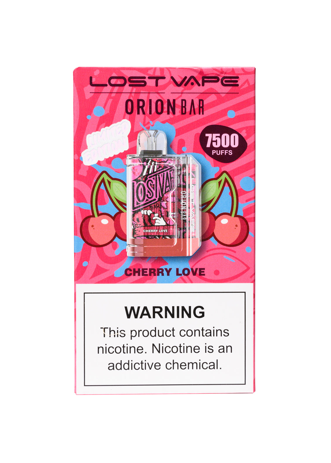 Lost Vape Orion Bar 7500 Cherry Love