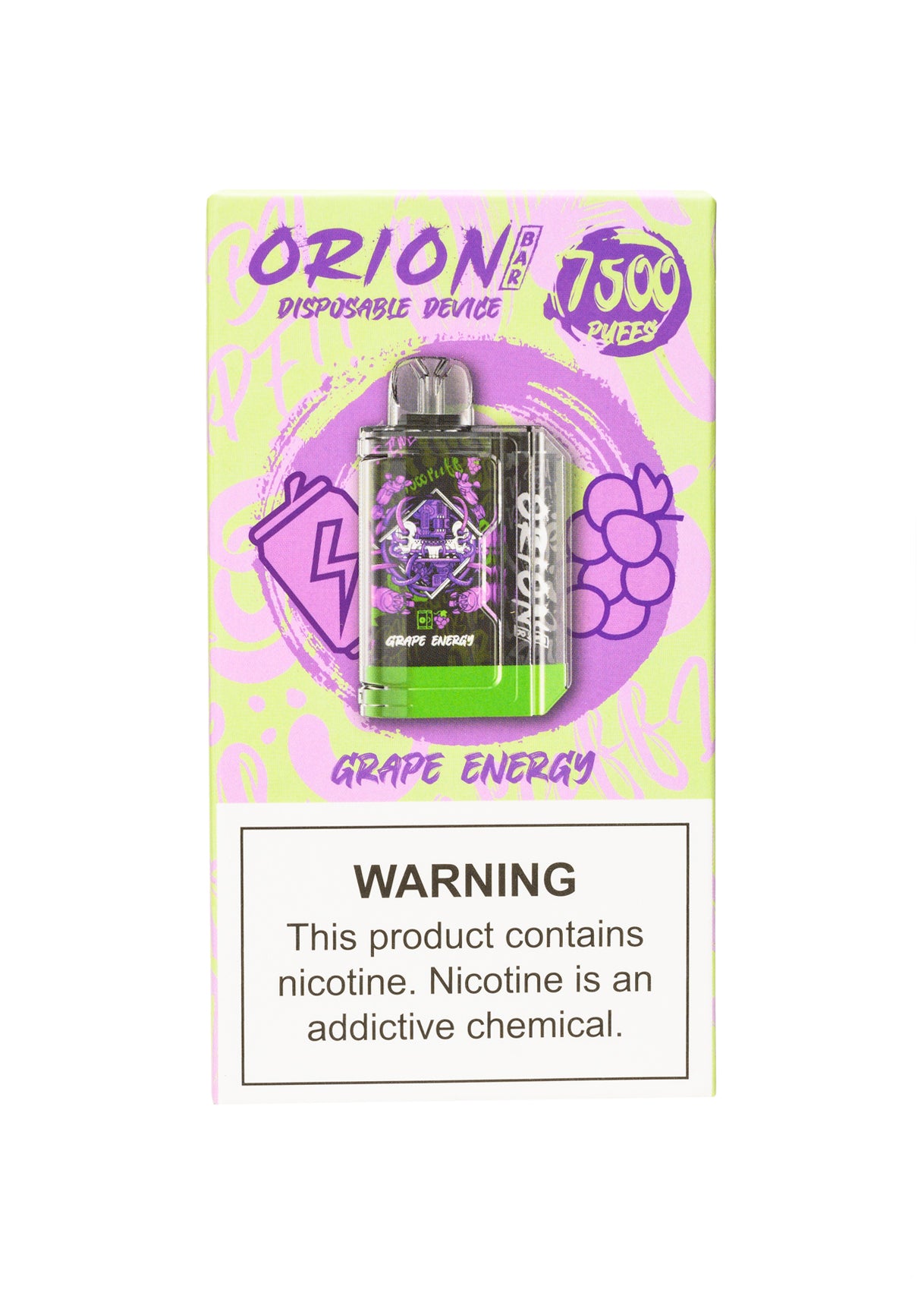 Lost Vape Orion Bar 7500 Grape Energy