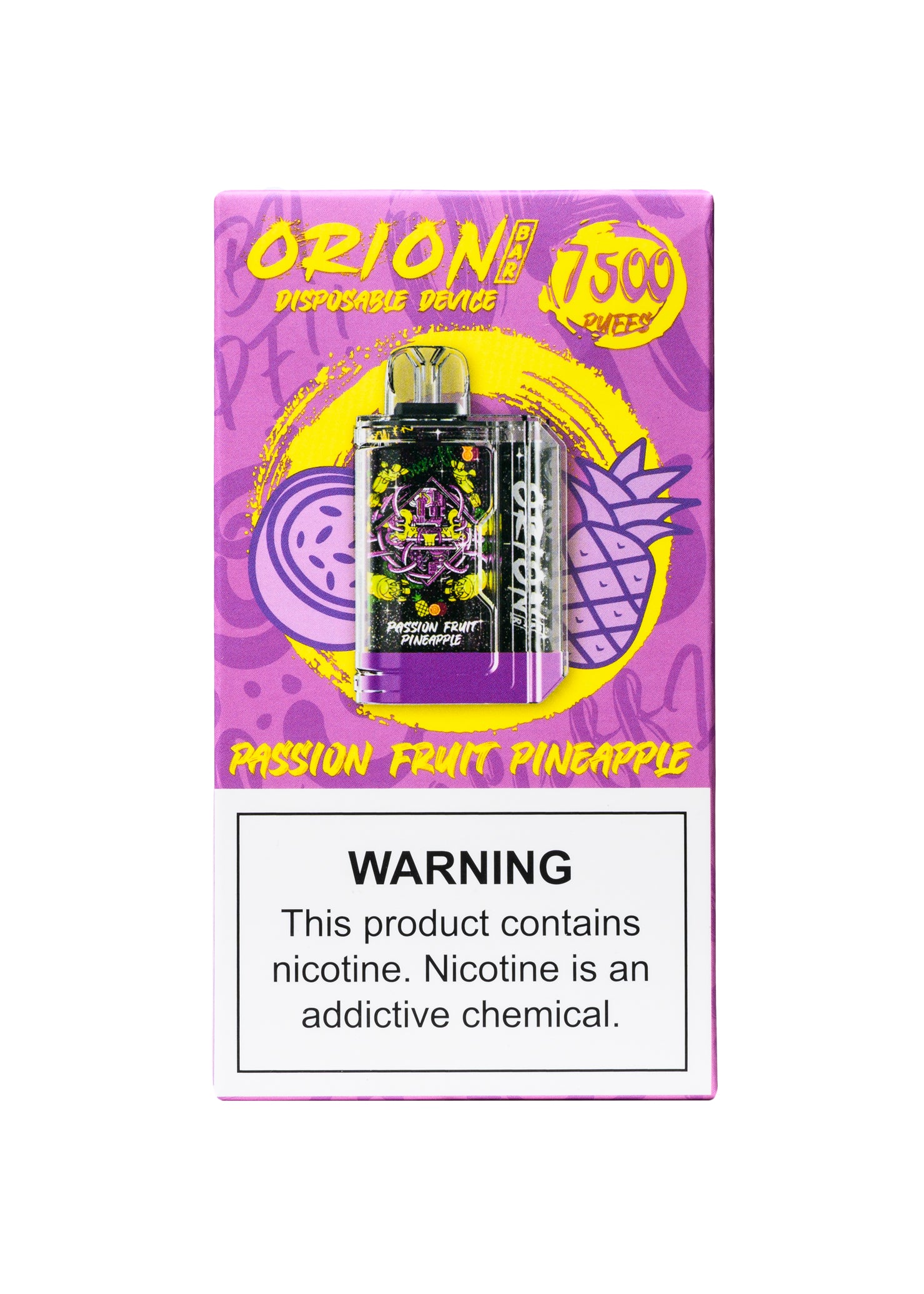 Lost Vape Orion Bar 7500 Passion Fruit Pineapple | GetPop Lost Vape Orion Bar 7500 Passion Fruit Pineapple | GetPop