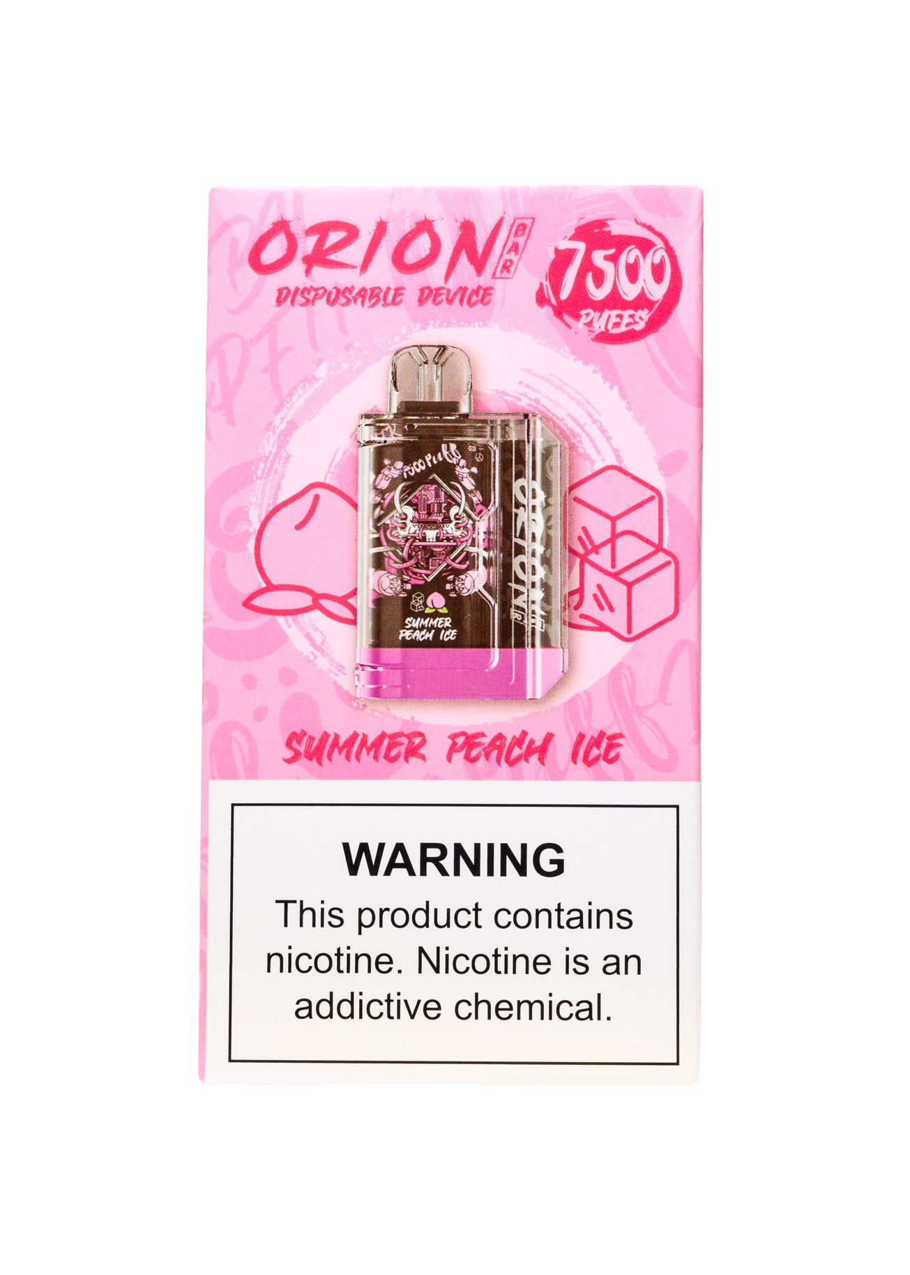 Lost Vape Orion Bar 7500 Summer Peach Ice | GetPop Lost Vape Orion Bar 7500 Summer Peach Ice | GetPop