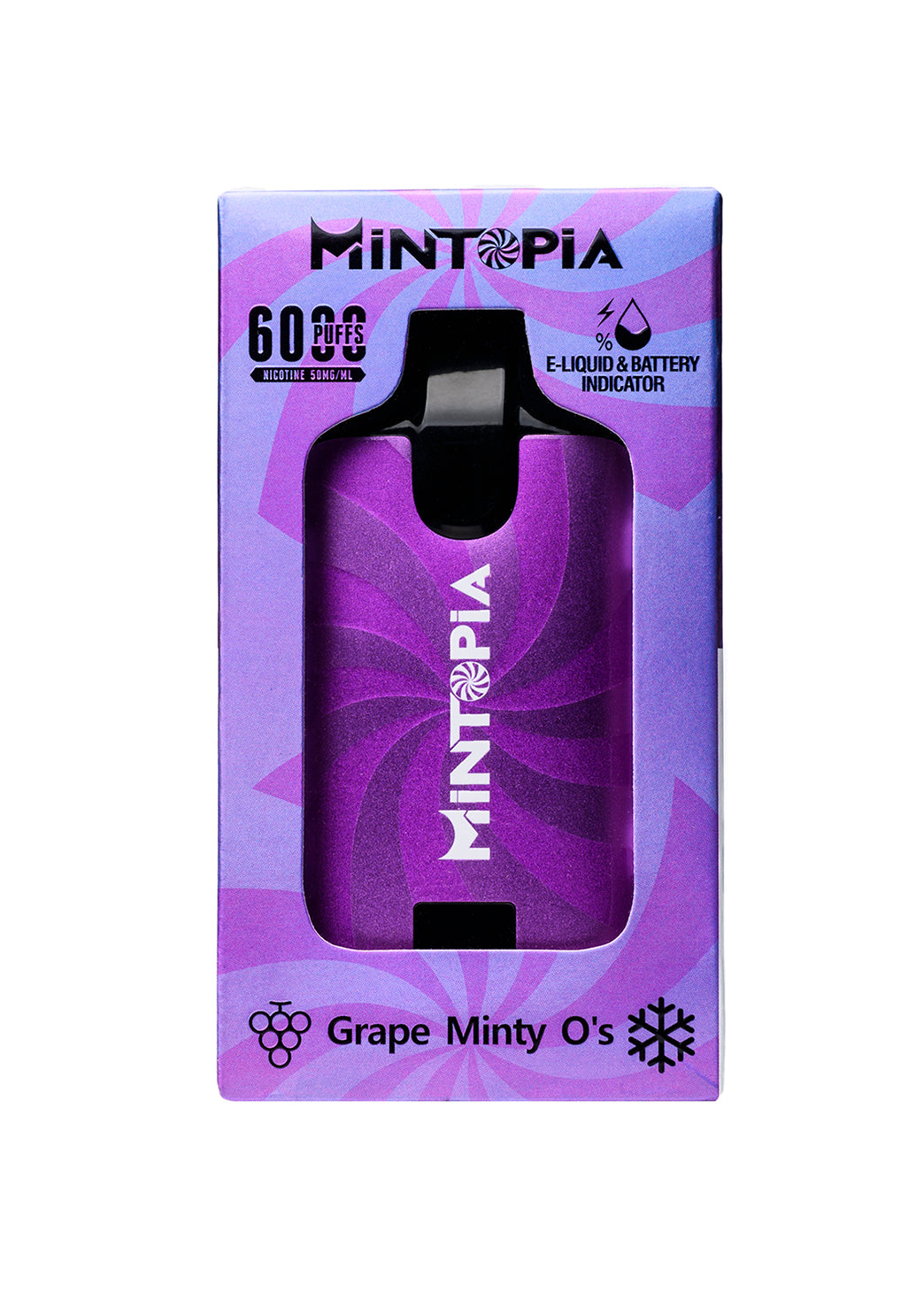 Mintopia 6000 Grape Minty O's (Grape Ice)