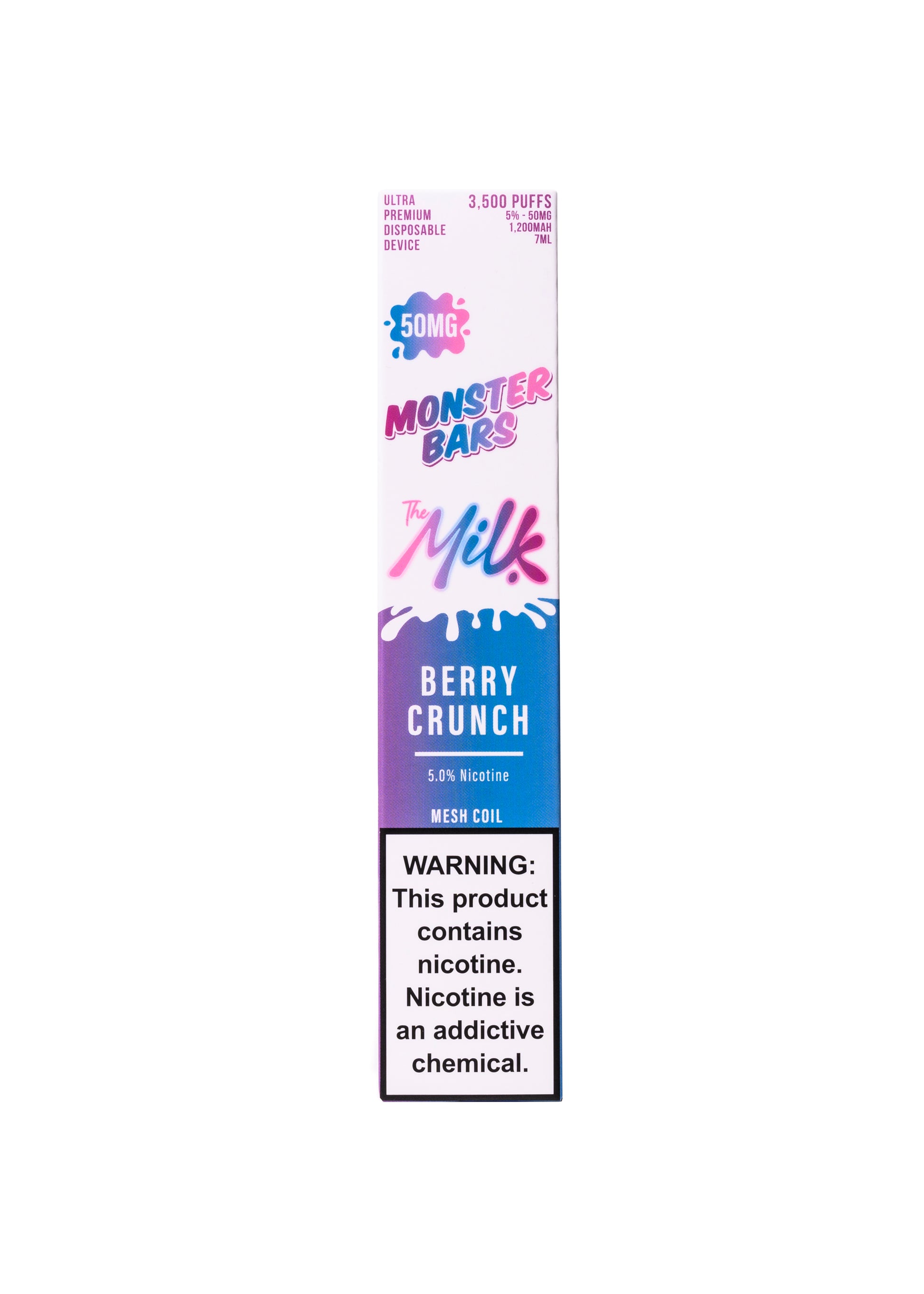 Monster Bars 3500 Milk Berry Crunch | GetPop Monster Bars 3500 Milk Berry Crunch | GetPop