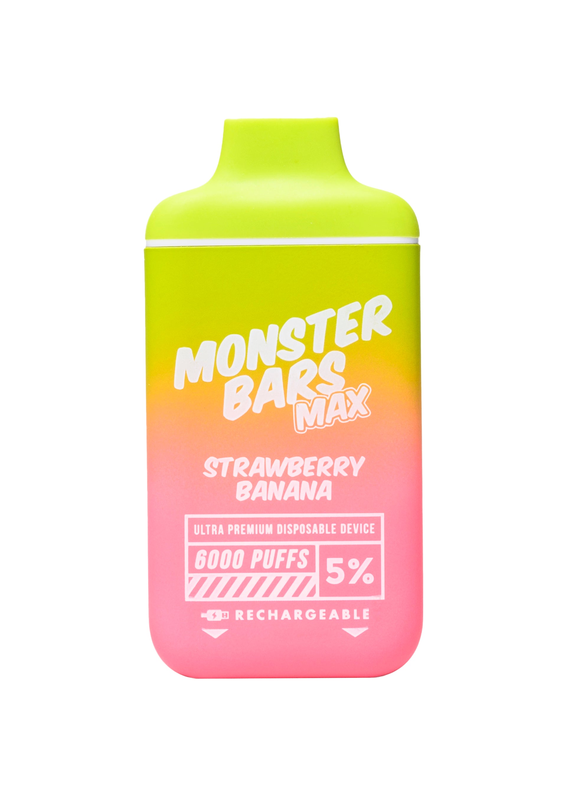 Monster Bars Max 6000 Strawberry Banana