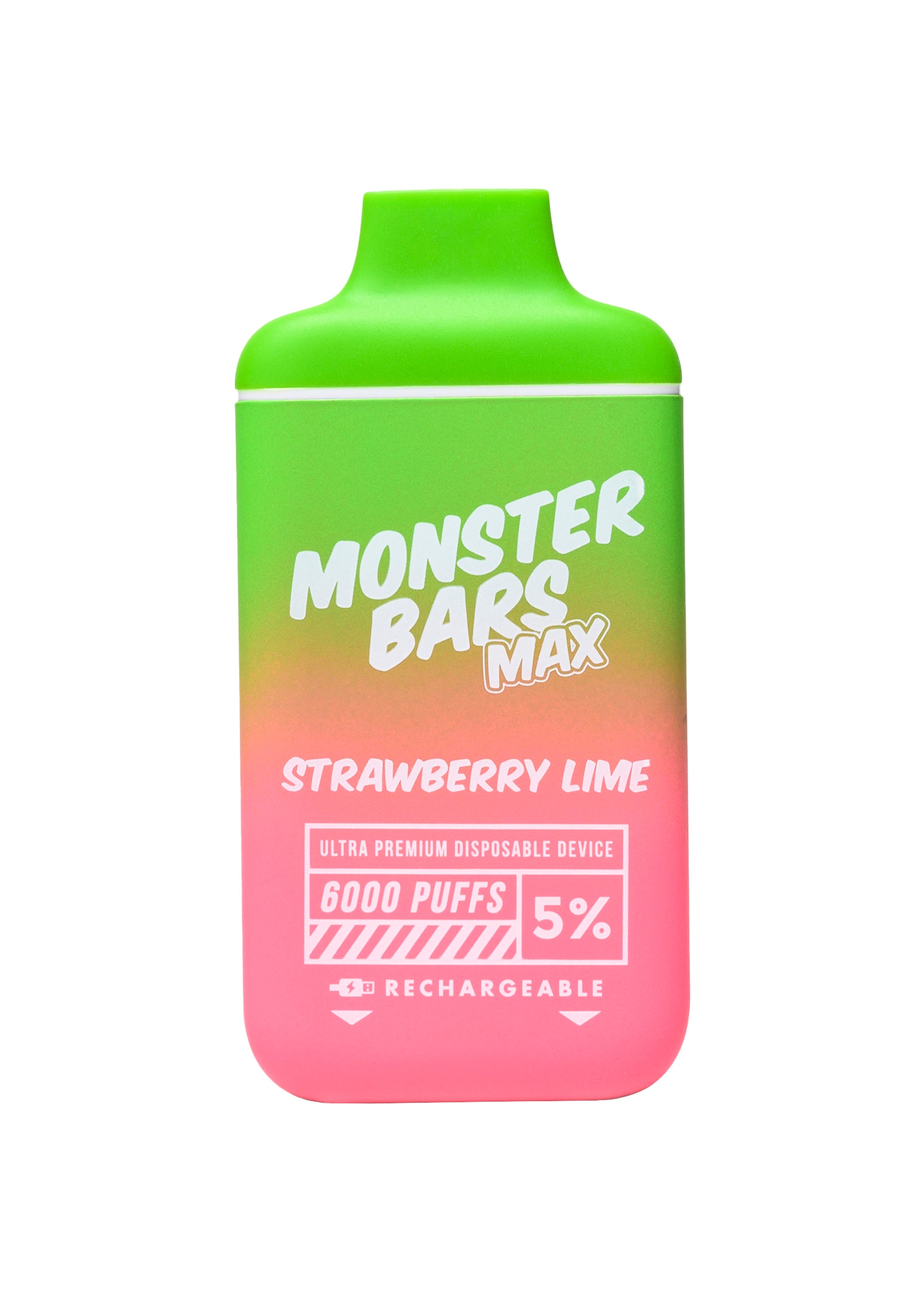 Monster Bars Max 6000 Strawberry Lime