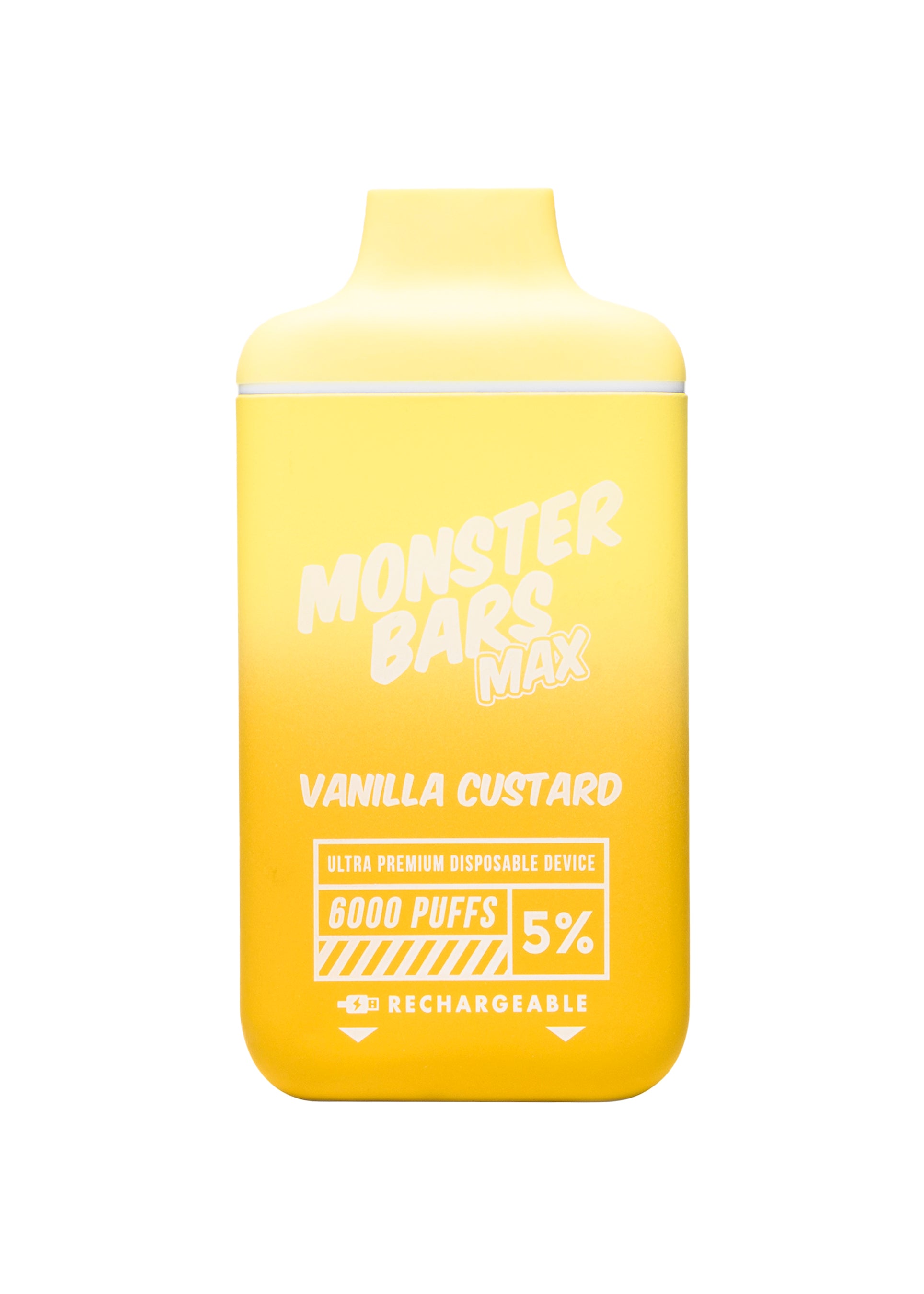 Monster Bars Max 6000 Vanilla Custard