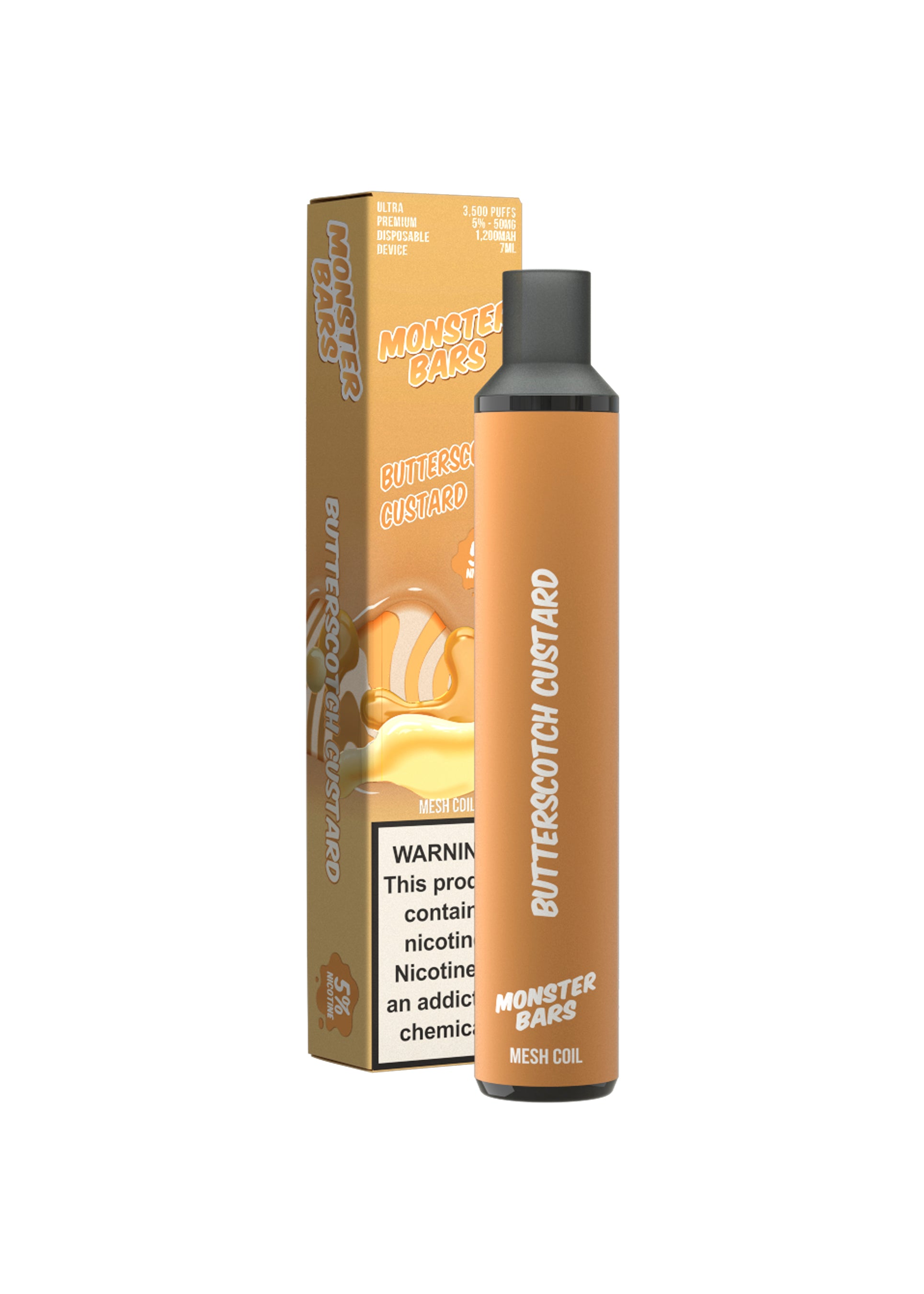 Monster Bars 3500 Butterscotch Custard | GetPop