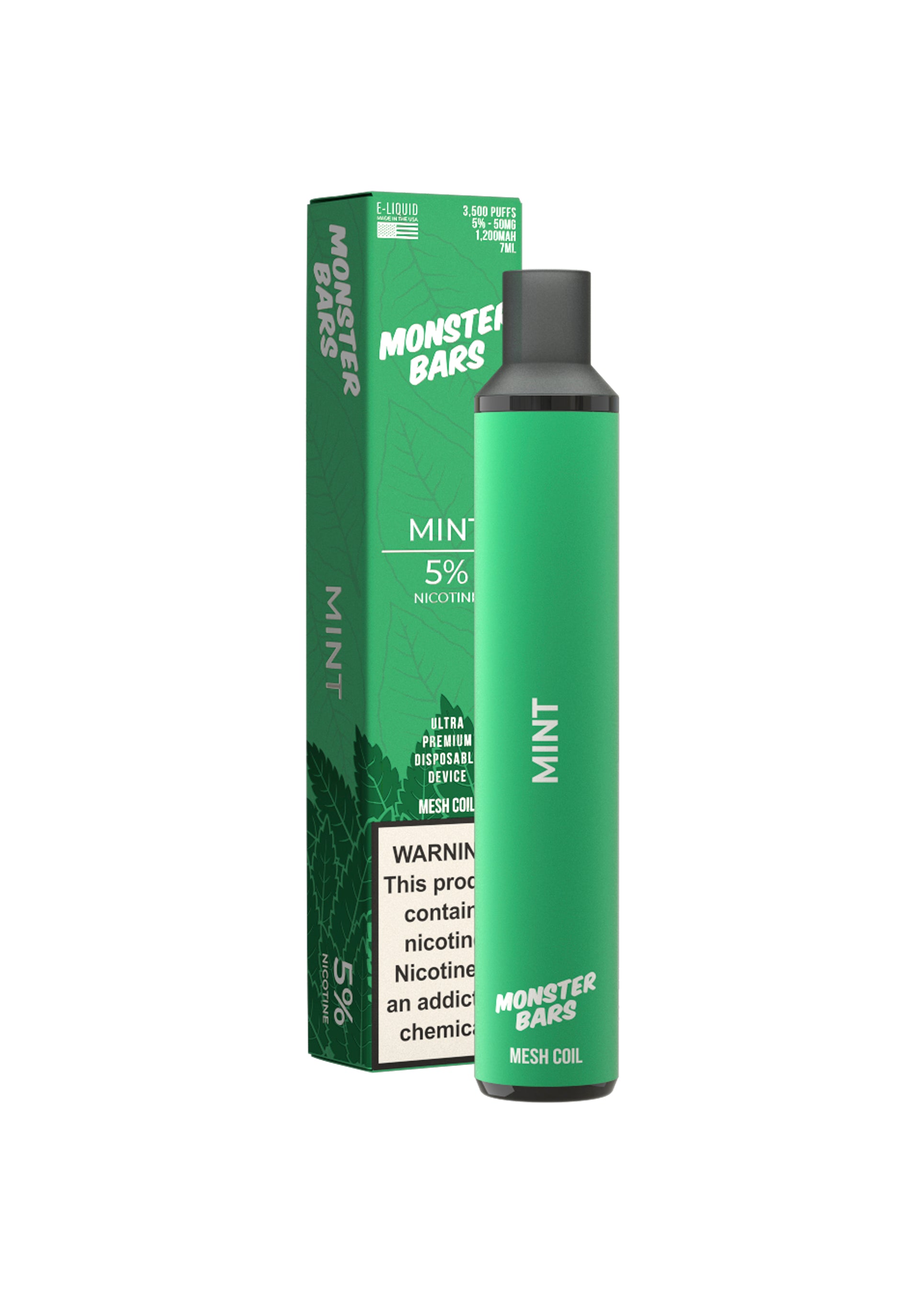 Monster Bars 3500 Mint | GetPop Monster Bars 3500 Mint | GetPop