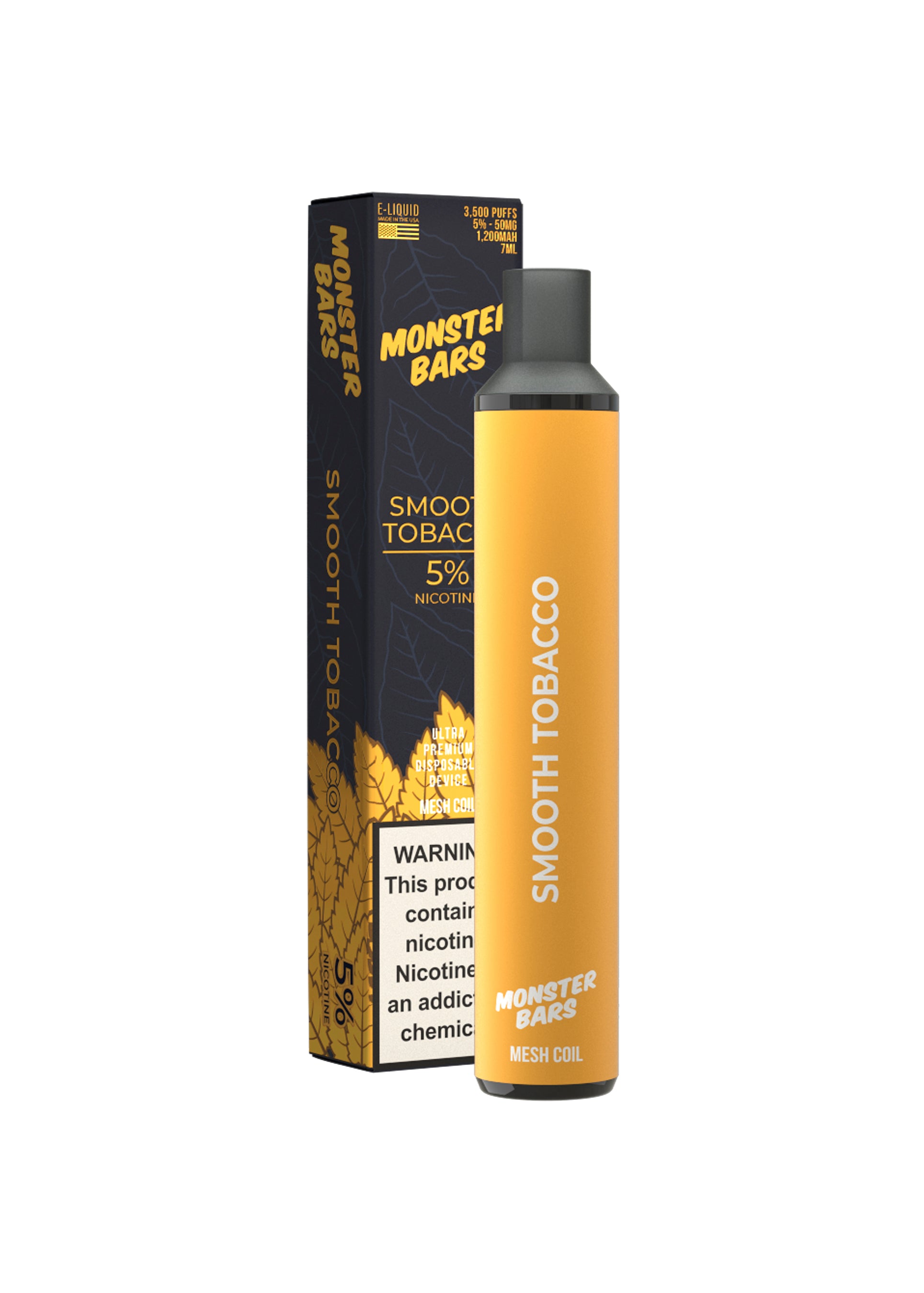 Monster Bars 3500 Smooth Tobacco | GetPop Monster Bars 3500 Smooth Tobacco | GetPop