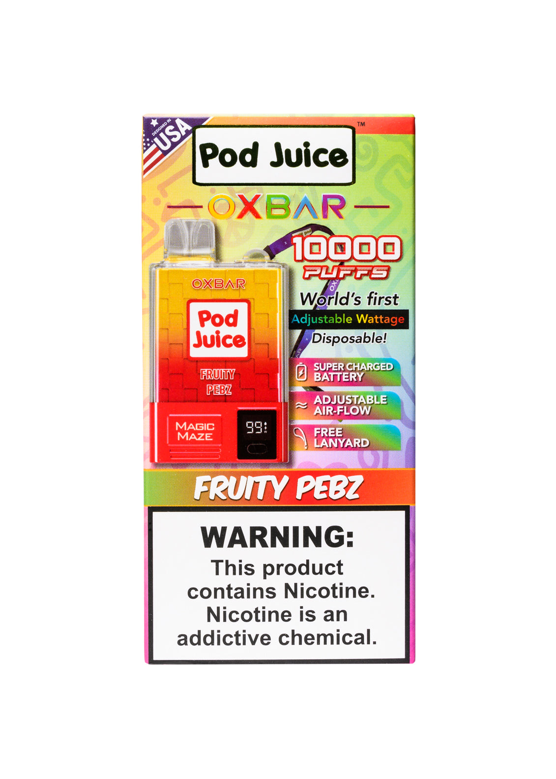 elf bar vape uk Fruity Pebbles Hookah Pen - Nicotine Free Vape main image 1