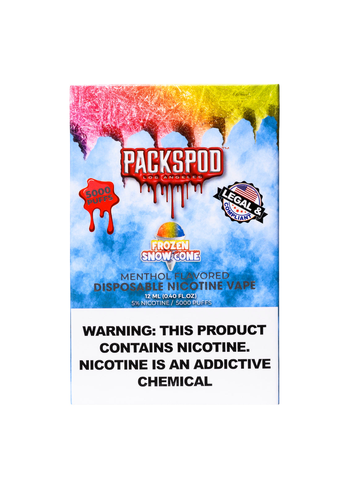 PacksPod 5000 Frozen Snow Cone | GetPop