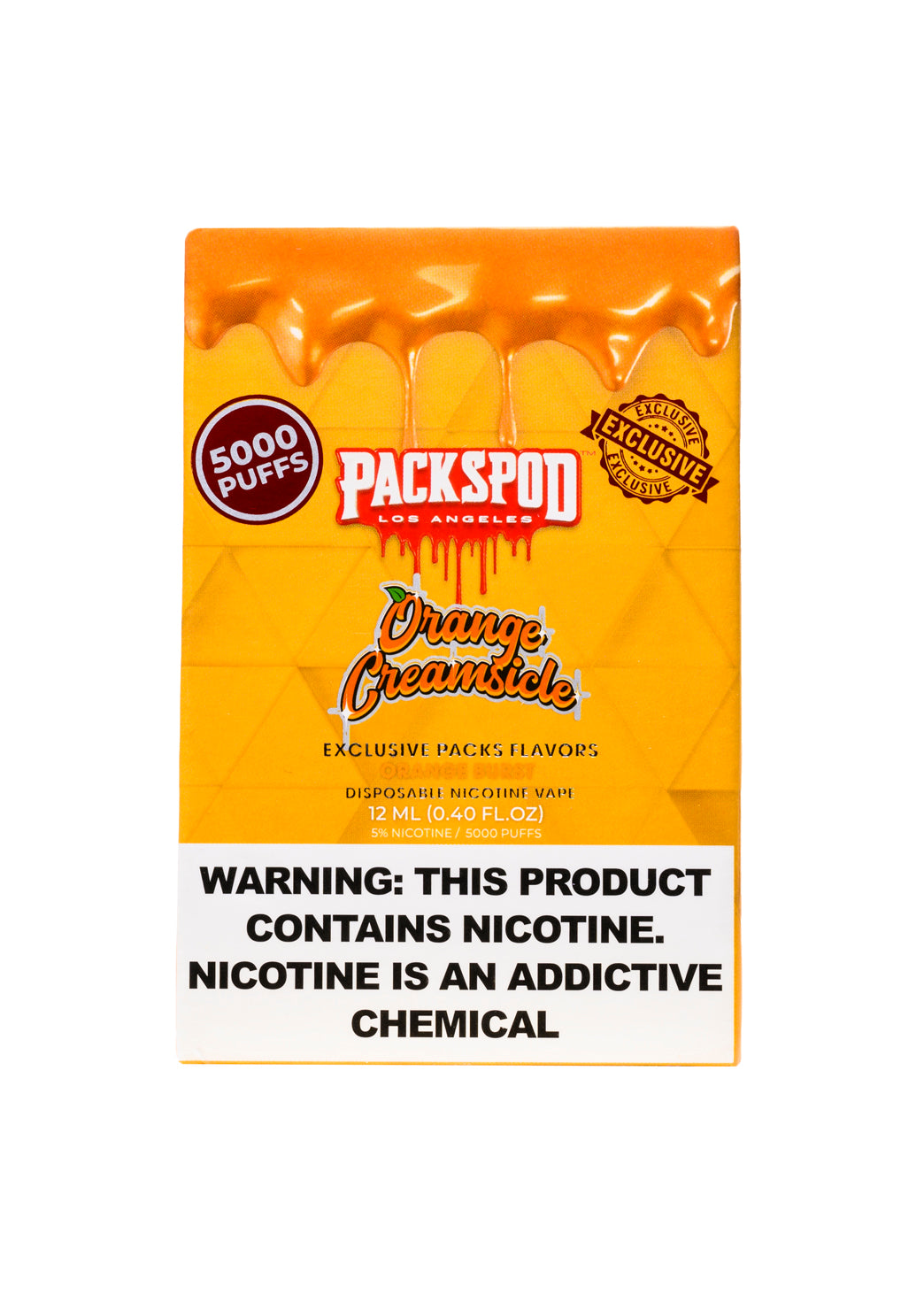 PacksPod 5000 Orange Creamsicle (Orange Burst) | GetPop PacksPod 5000 Orange Creamsicle (Orange Burst) | GetPop