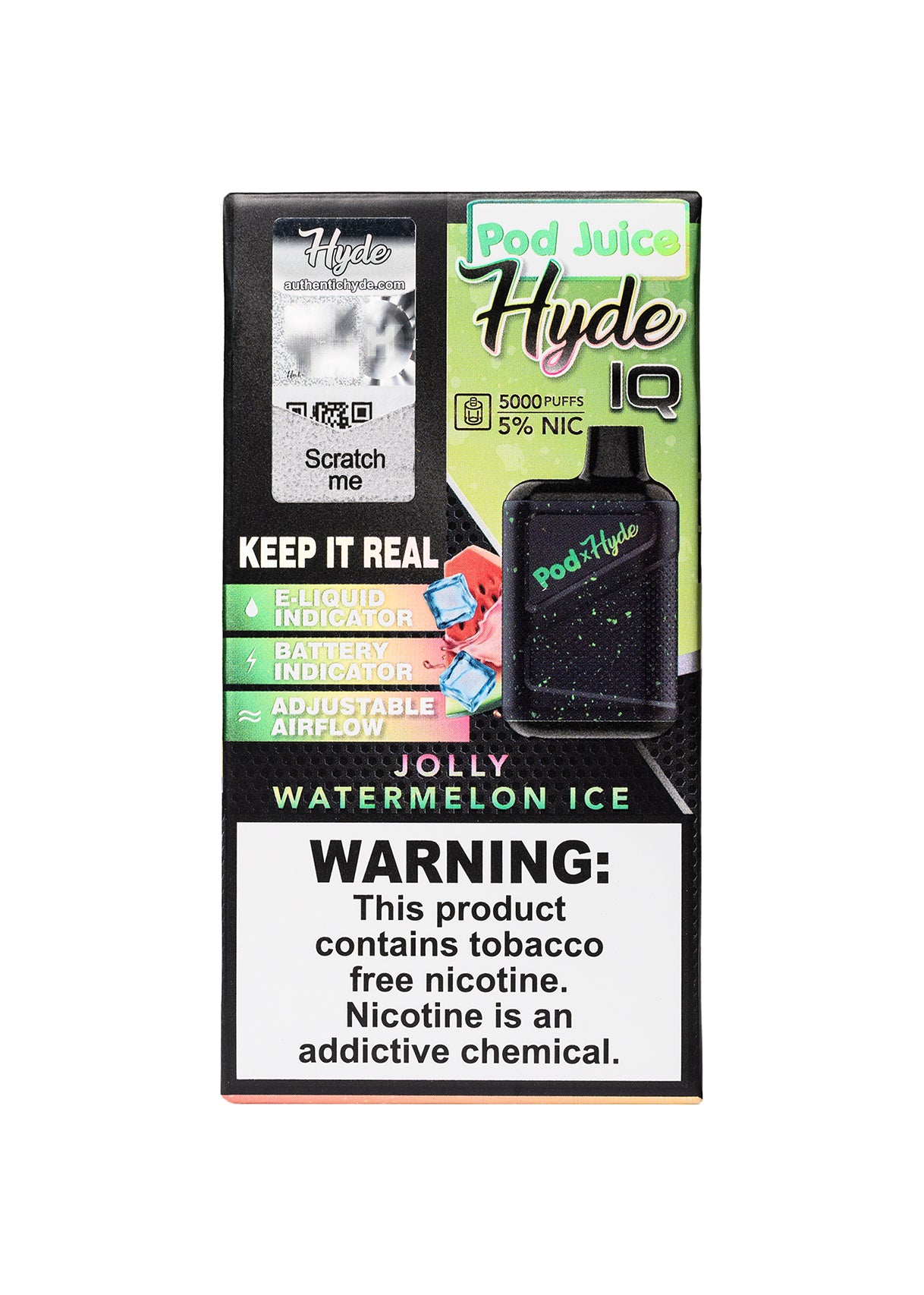 Pod Juice x Hyde IQ 5000 Jolly Watermelon Ice