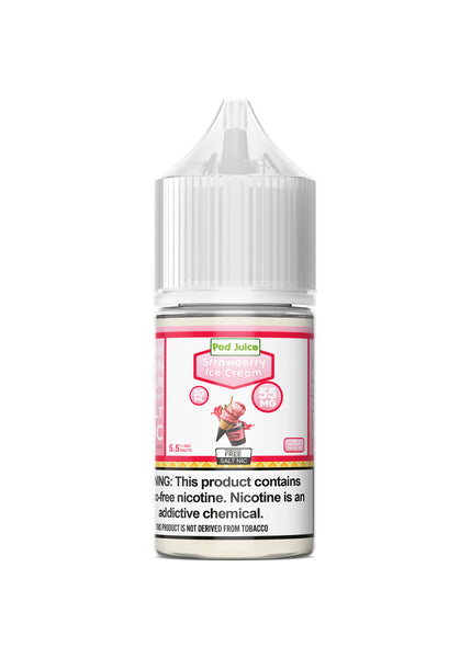 cream flavored vape juice Pod Juice Salt Strawberry Ice Cream