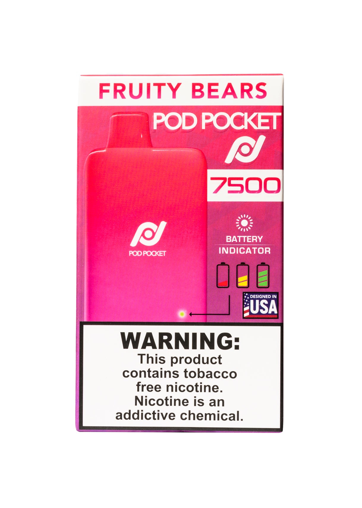 Pod Pocket 7500 Fruity Bears