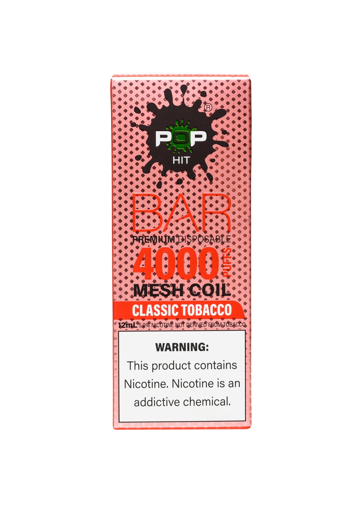 Pop HIT Bar 4000 Classic Tobacco | GetPop Pop HIT Bar 4000 Classic Tobacco | GetPop