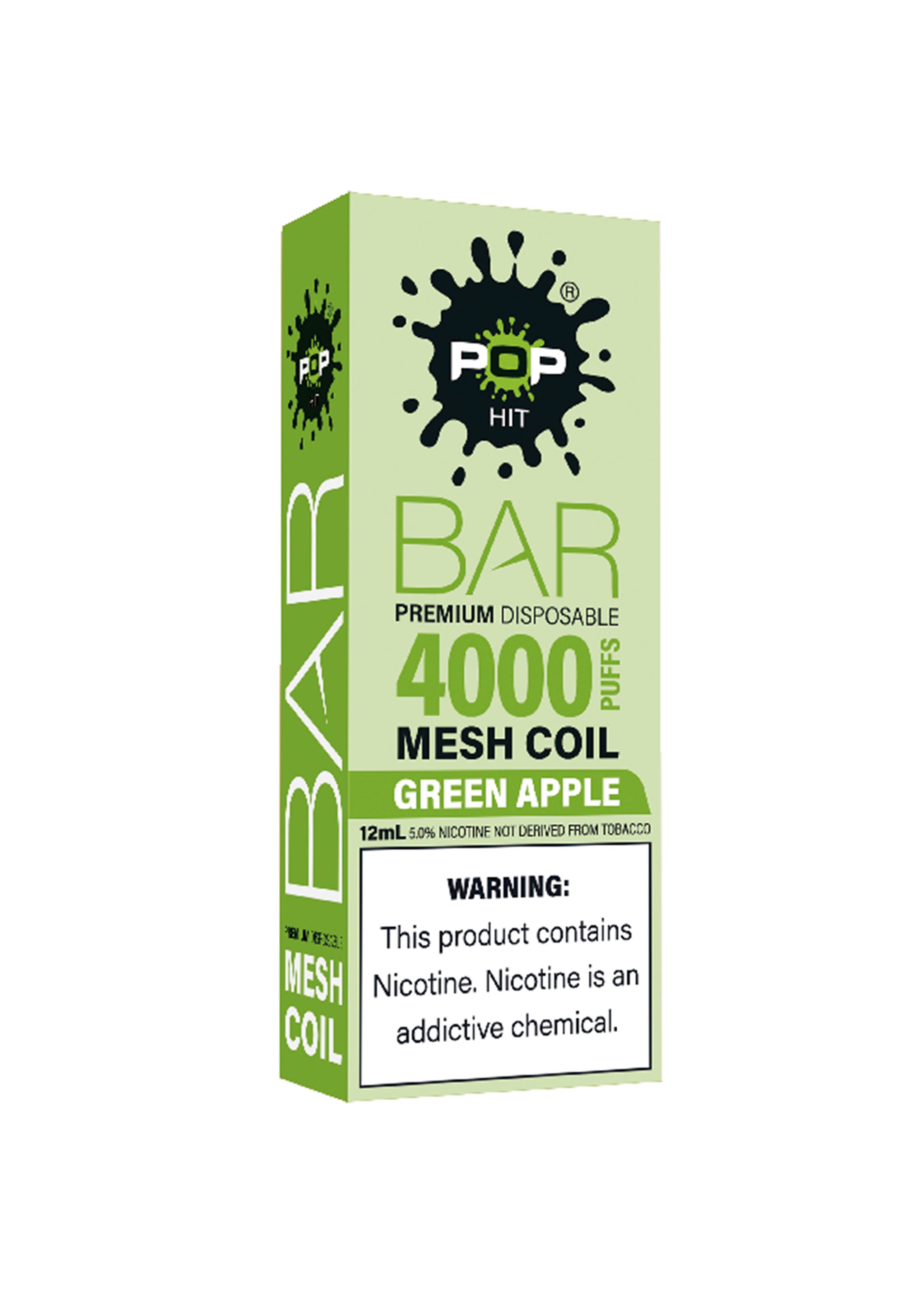 Pop HIT Bar 4000 Green Apple | GetPop Pop HIT Bar 4000 Green Apple | GetPop