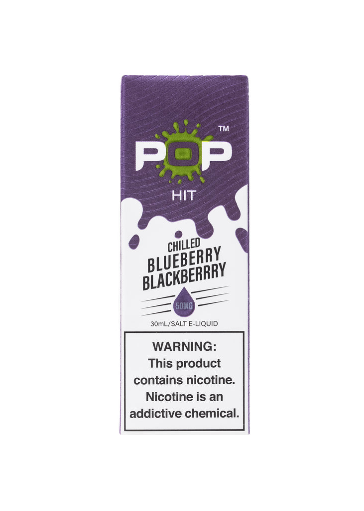 Pop Hit Salt Chilled Blueberry Blackberry