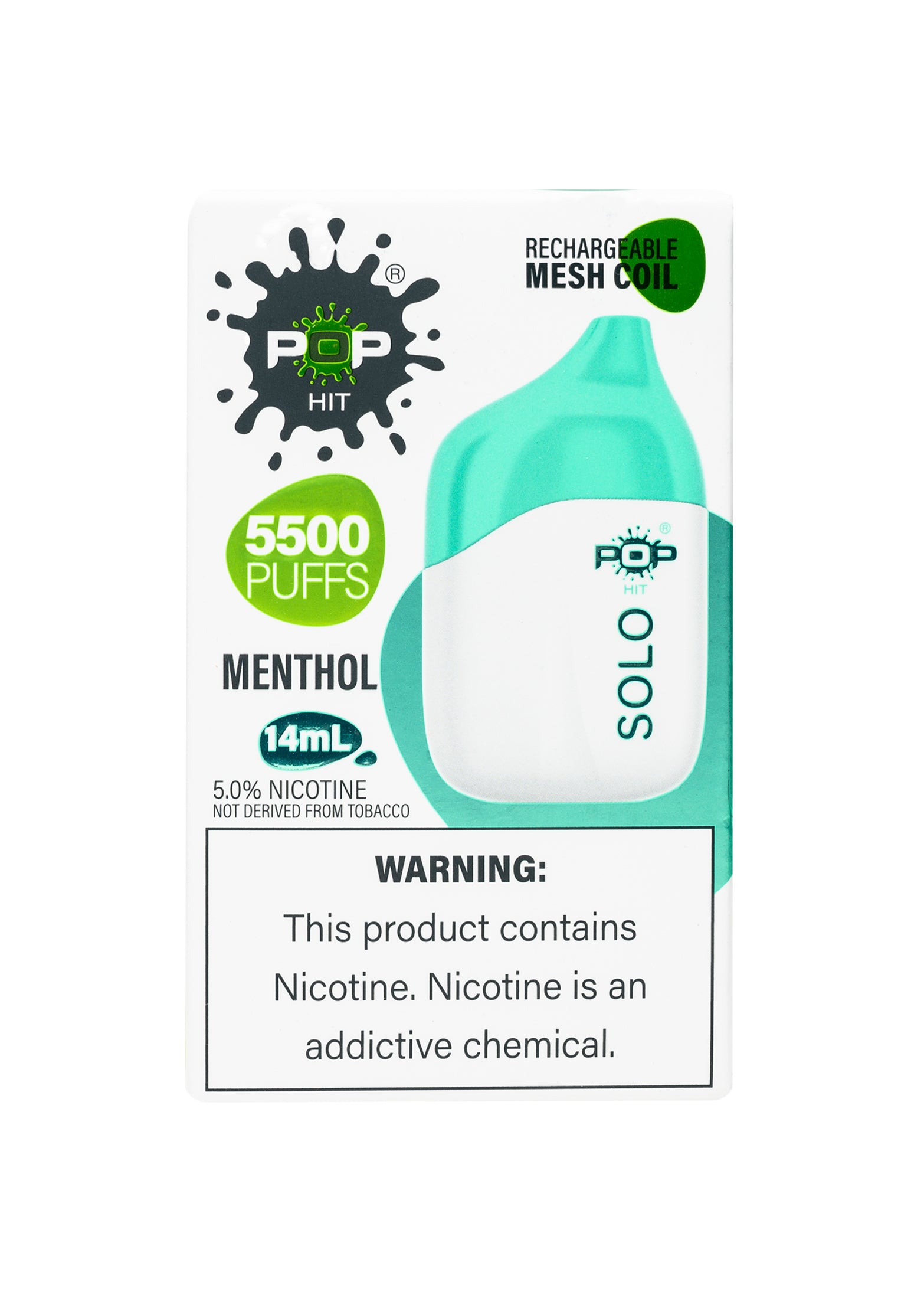 Pop HIT Solo 5500 Menthol