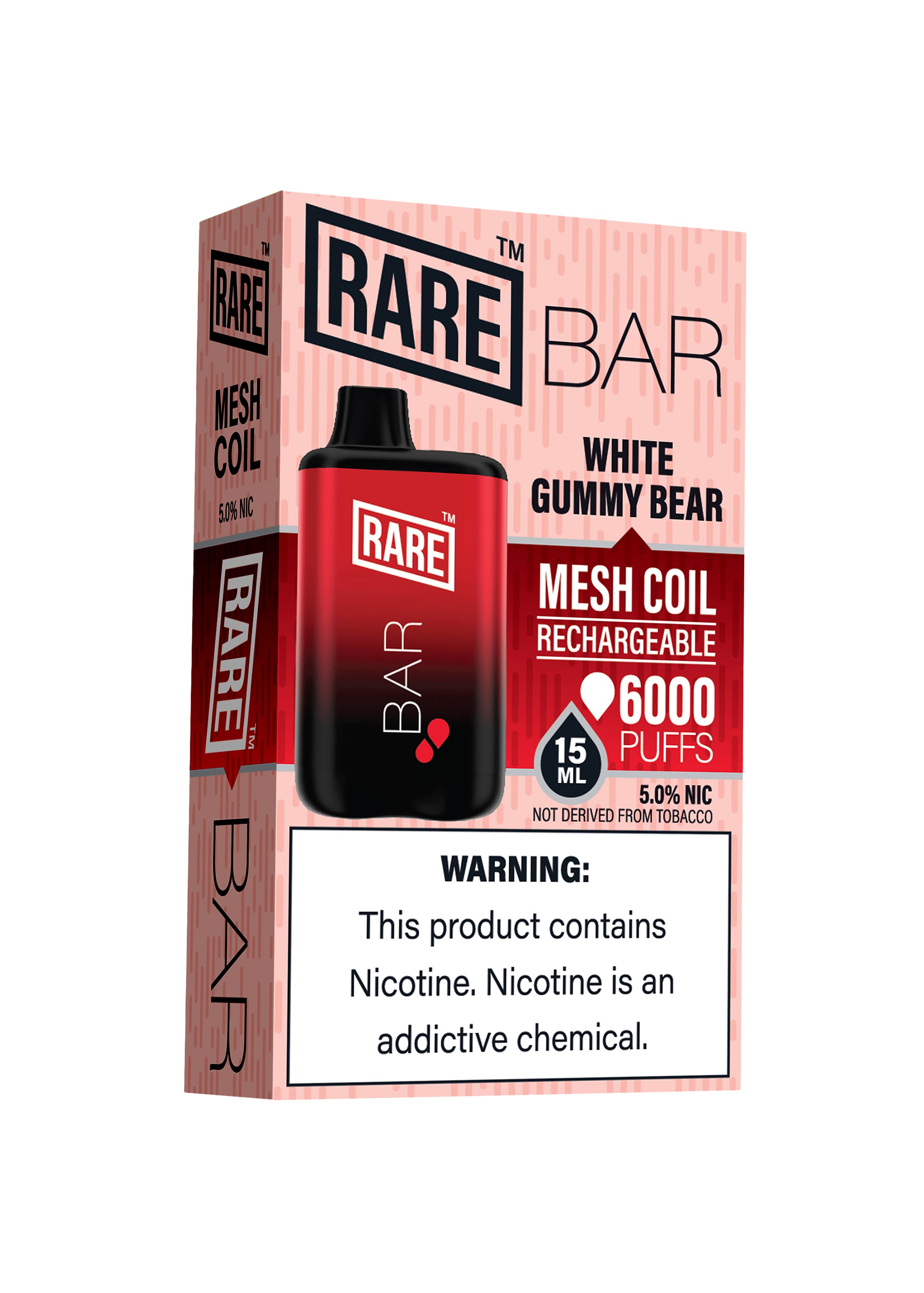 Rare Bar 6000 Mesh White Gummy Bear