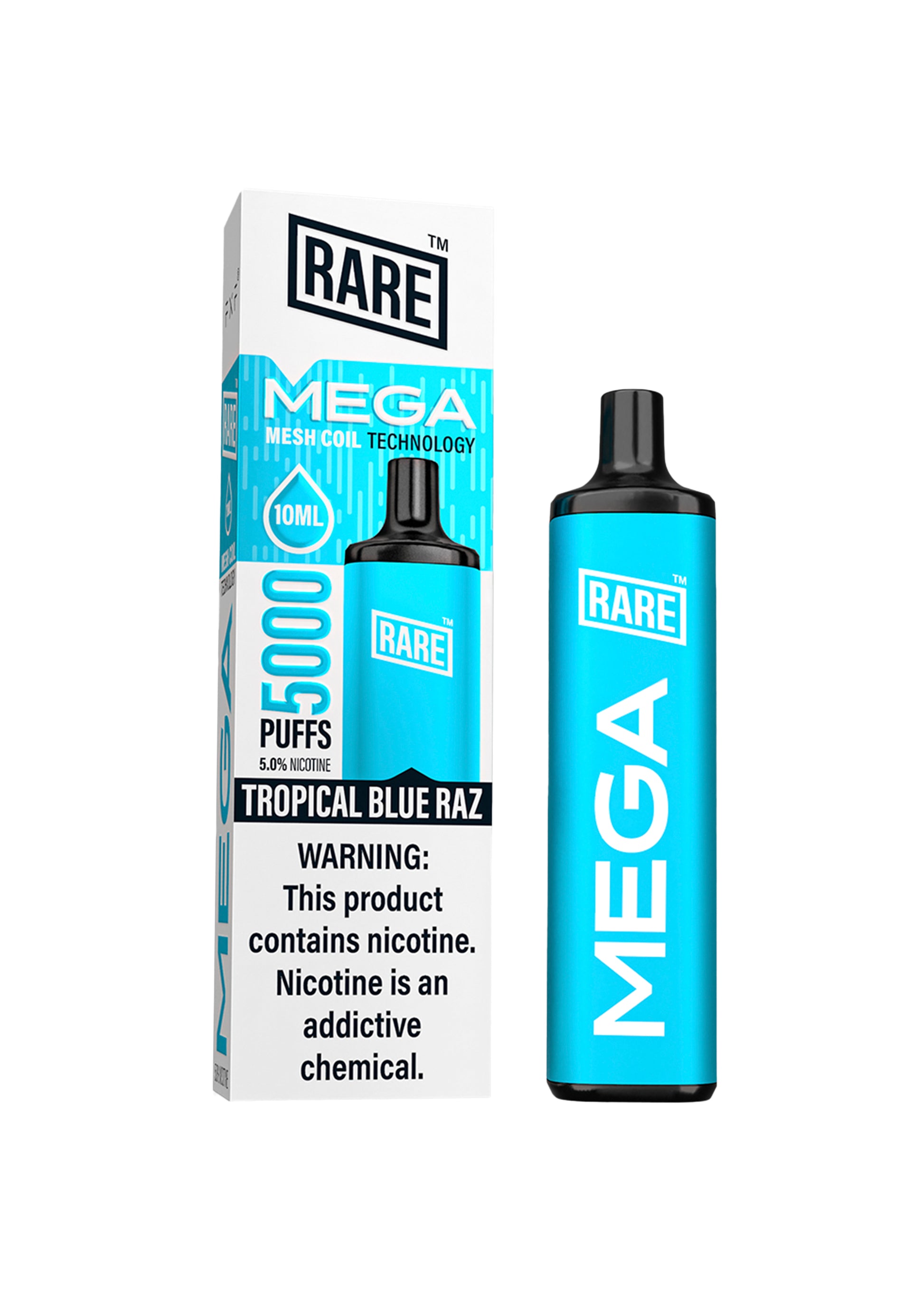 Rare Mega 5000 Mesh Tropical Blue Raz | GetPop Rare Mega 5000 Mesh Tropical Blue Raz | GetPop