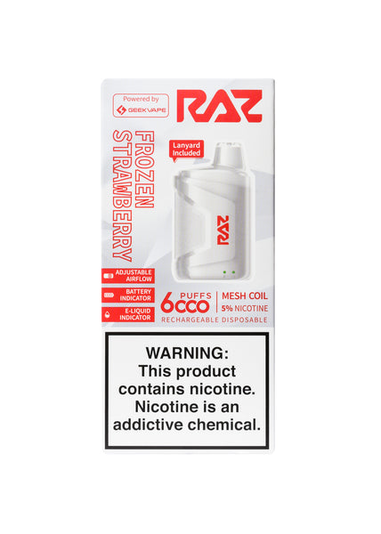 raz vape frozen juicy strawberry 5 Best Sweet Disposable Vape Flavors: Fruity & Candy Options